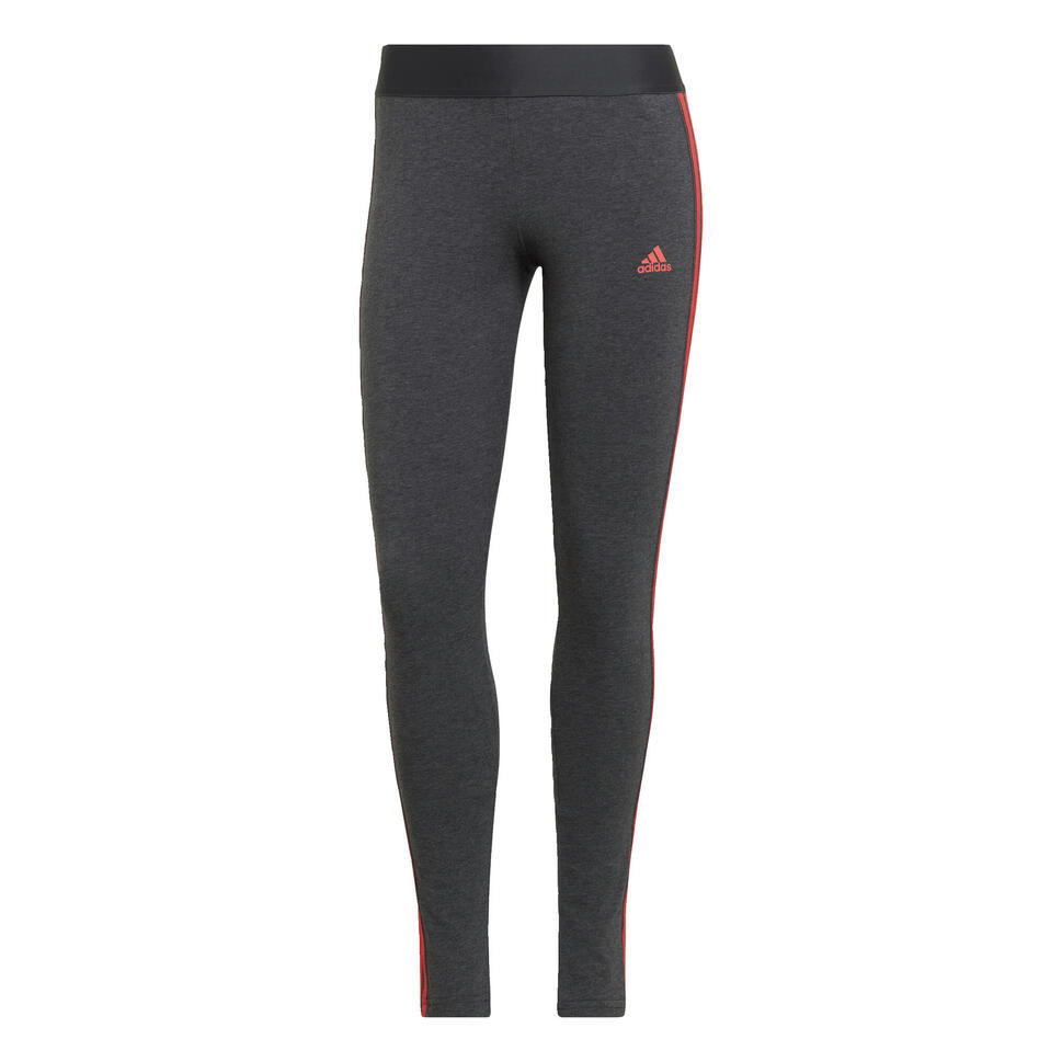 Legginsy treningowe damskie Adidas Loungewear Essentials 3-Stripes AeroReady