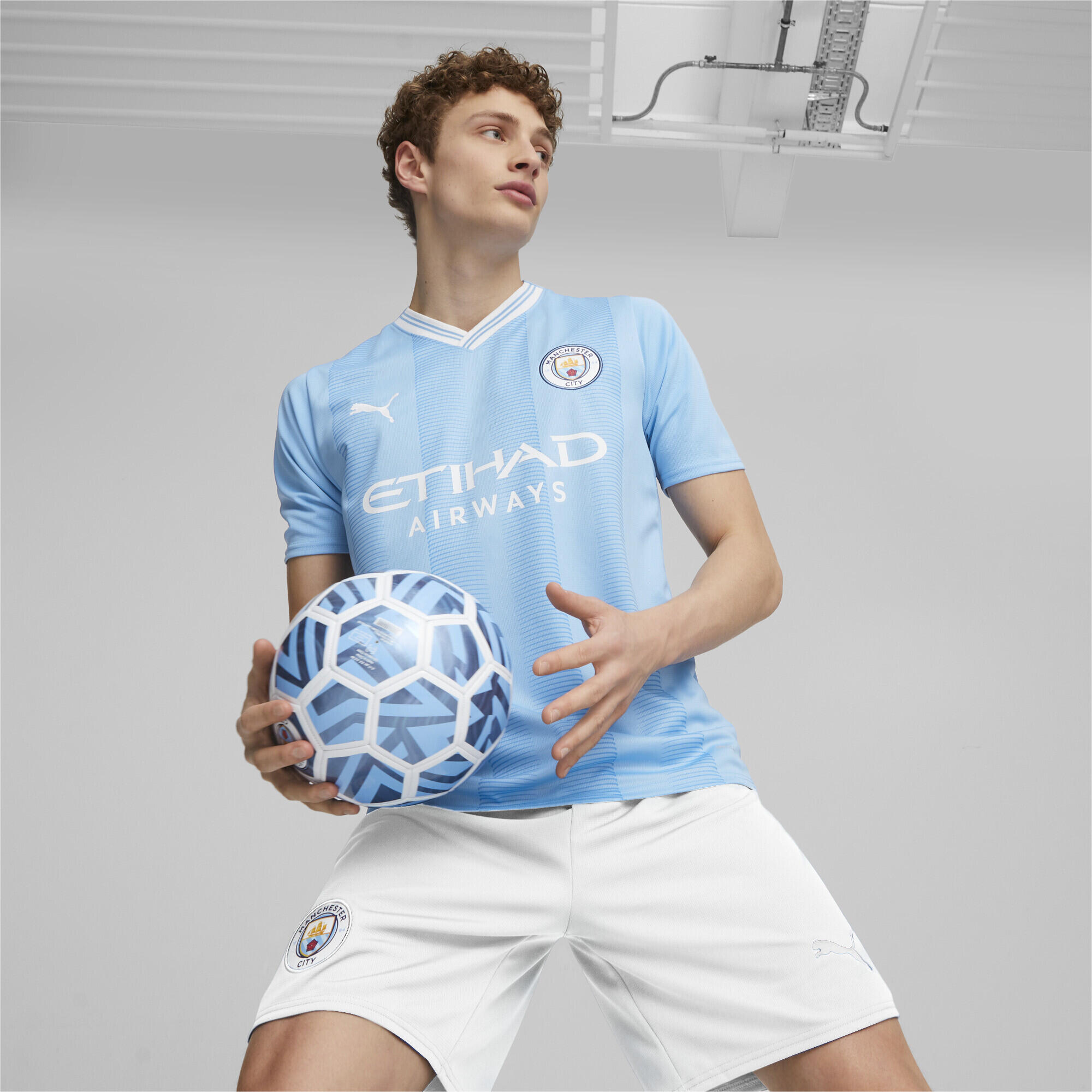 Maglia gara Manchester City F.C. Home Replica da uomo PUMA 2/6