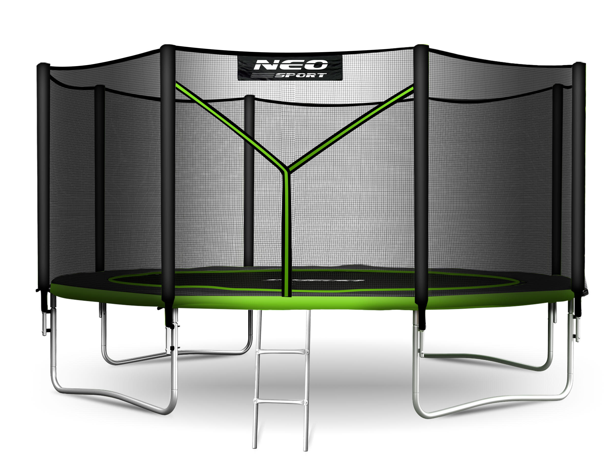 Trampolina ogrodowa z siatką zewnętrzną Neo-Sport 404cm 13ft 2/7