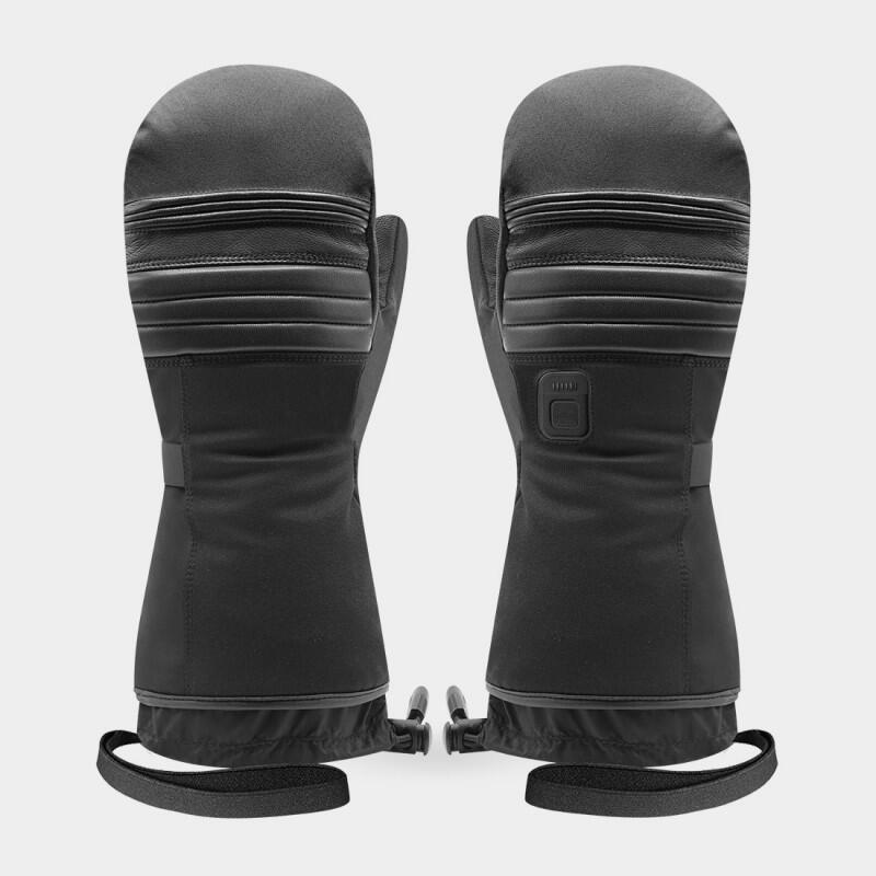 Connectic 5 Unisex Heated Leather Waterproof Polymax Ski Mittens 2/2