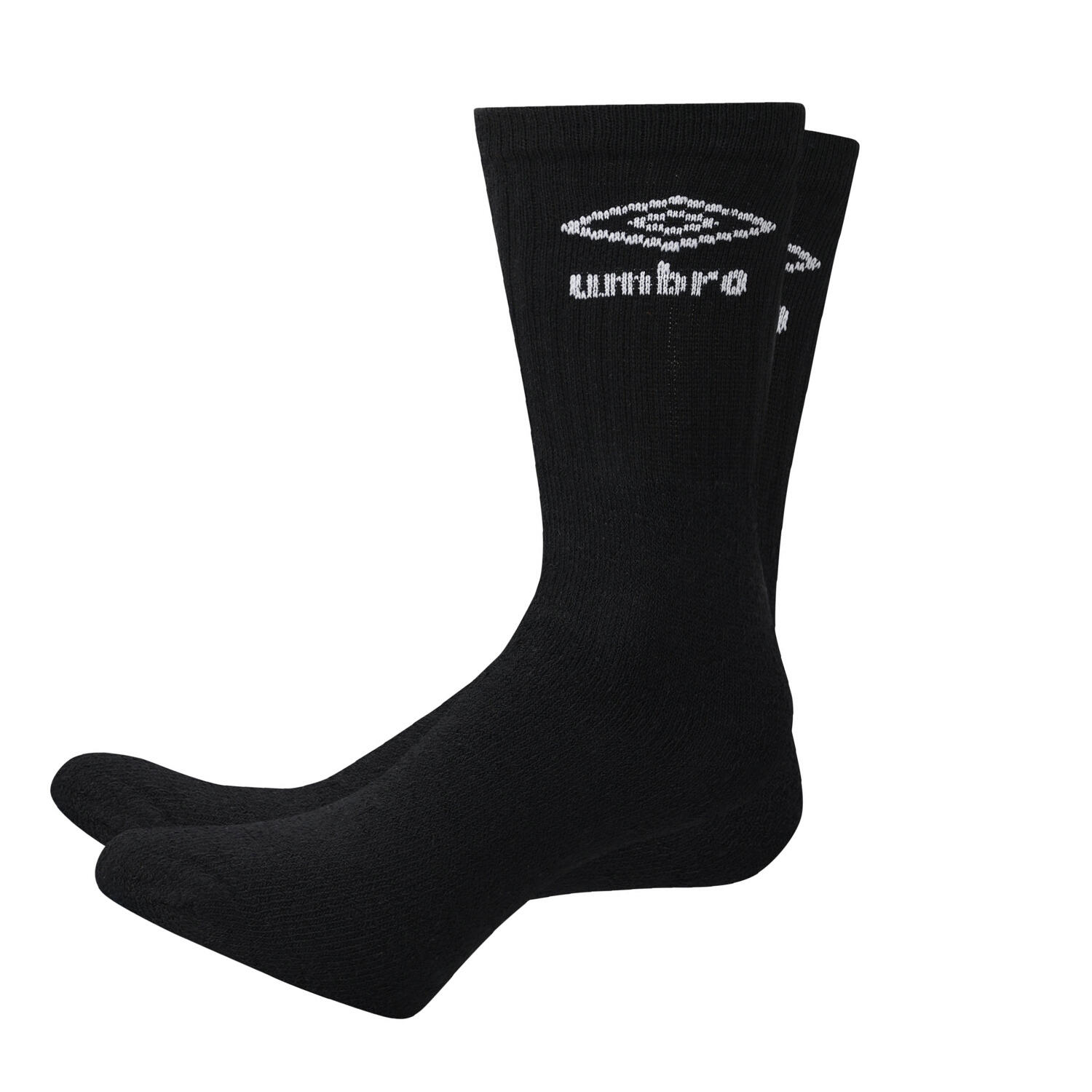 Mens Sports Socks (Pack of 3) (Black) 2/2