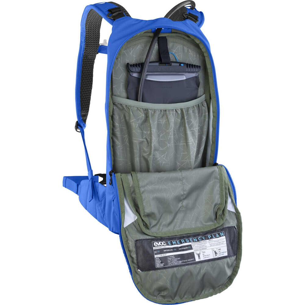 Mochila Evoc Stage 6L + Bolsa de água 2L Azul 6/7