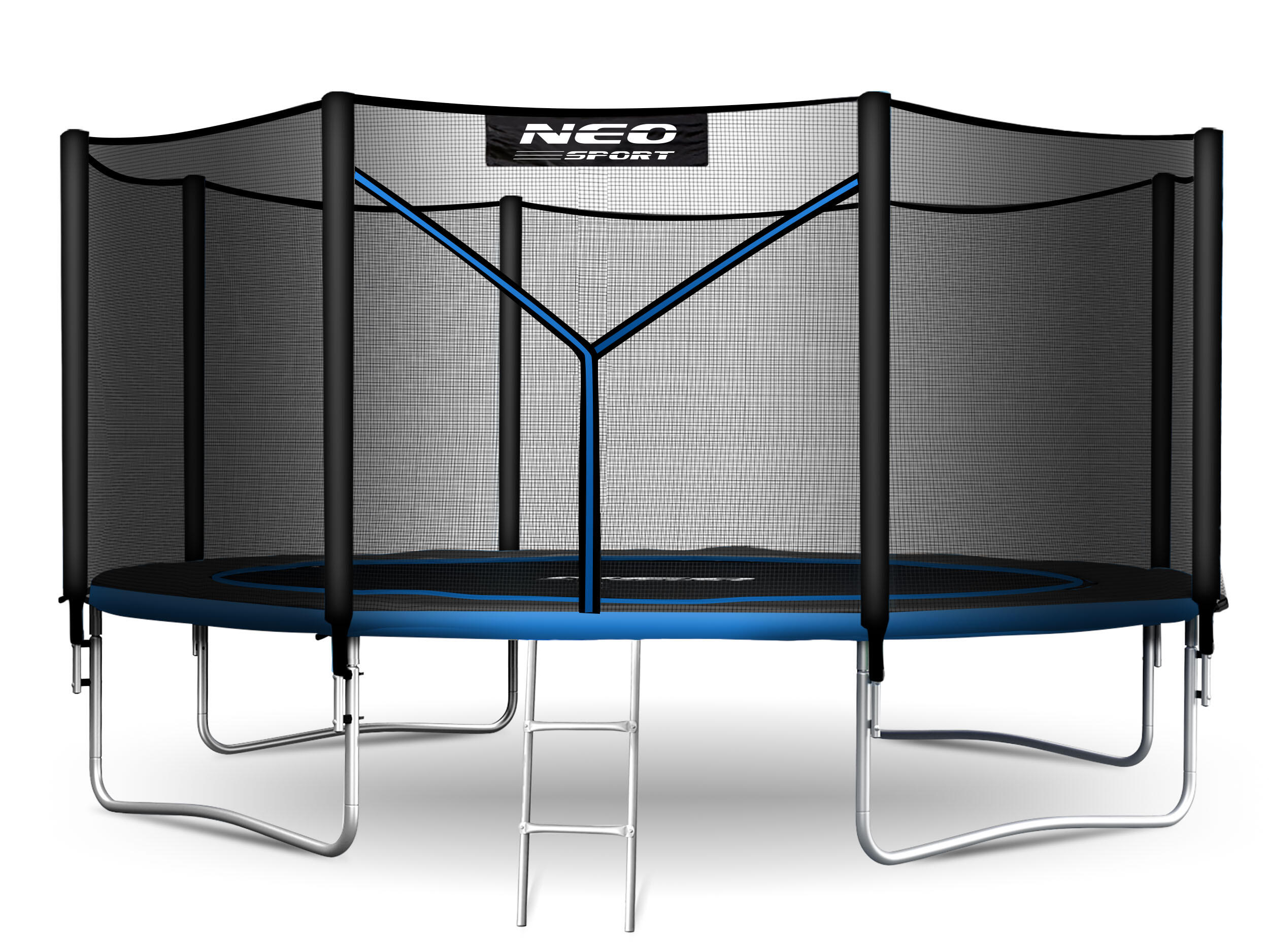 Trampolina ogrodowa z siatką zewnętrzną Neo-Sport 435cm 14ft 2/7