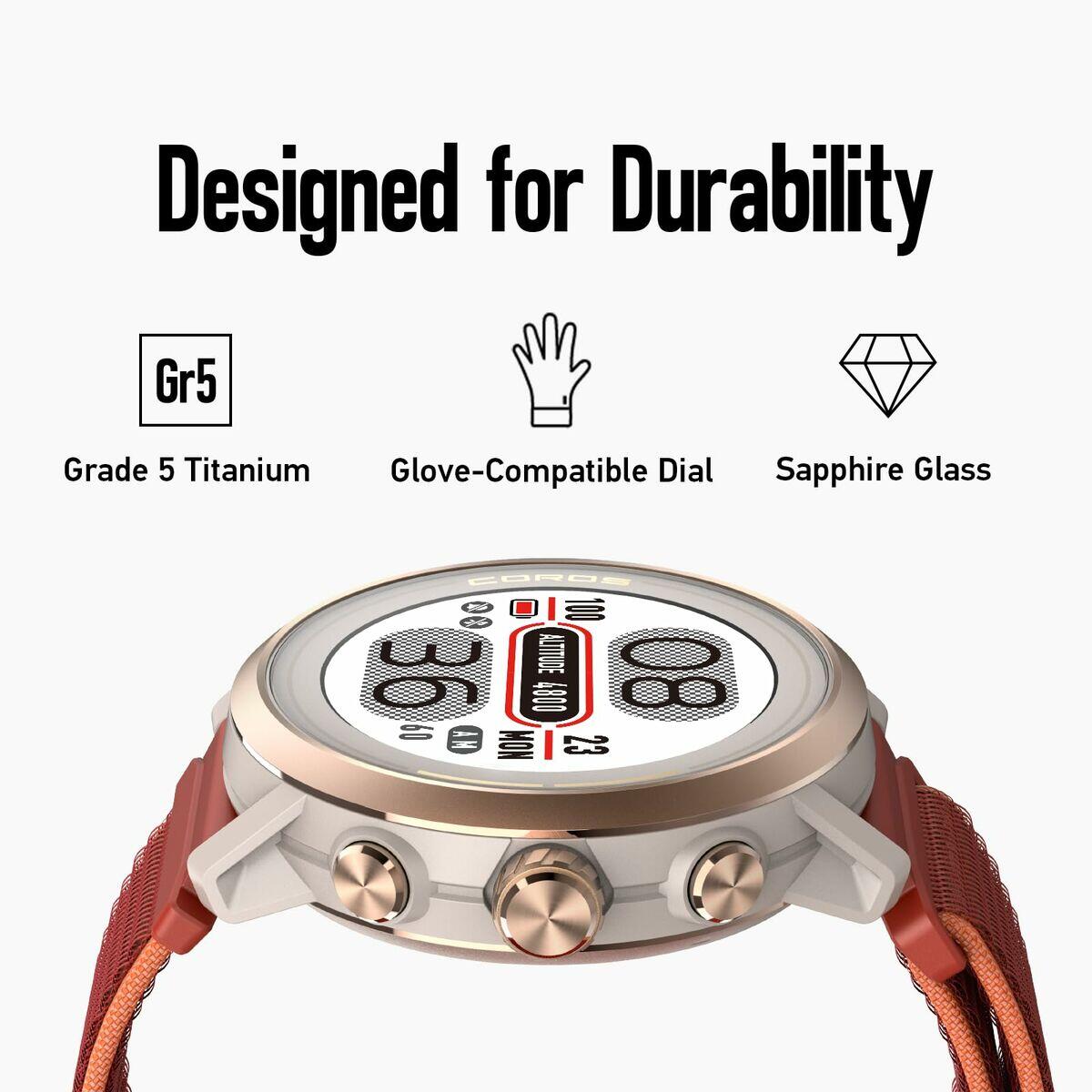 Smartwatch Coros WAPX2-PNK Nero 3/5