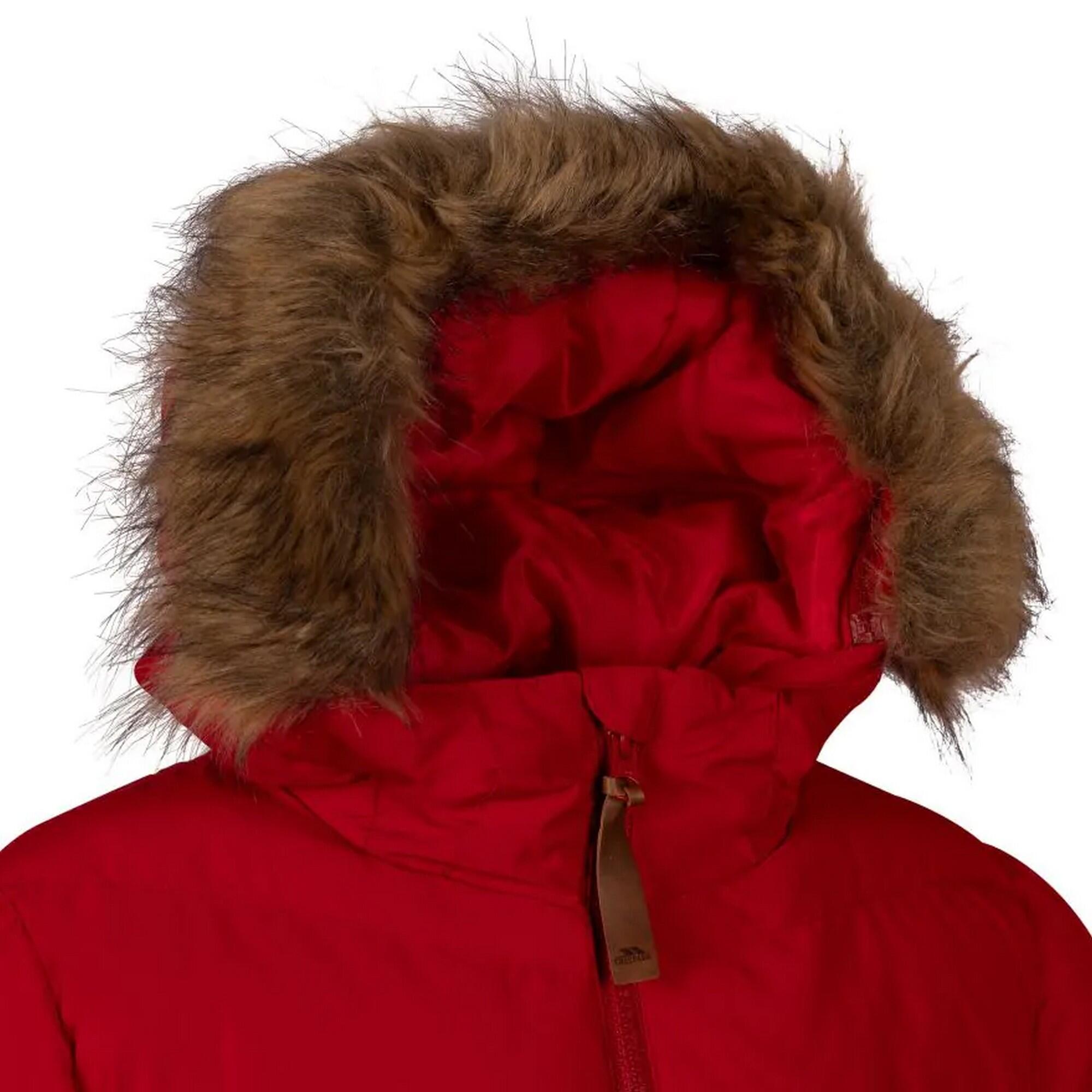 Doudoune Longue AUDREY Femme (Rouge) 4/5