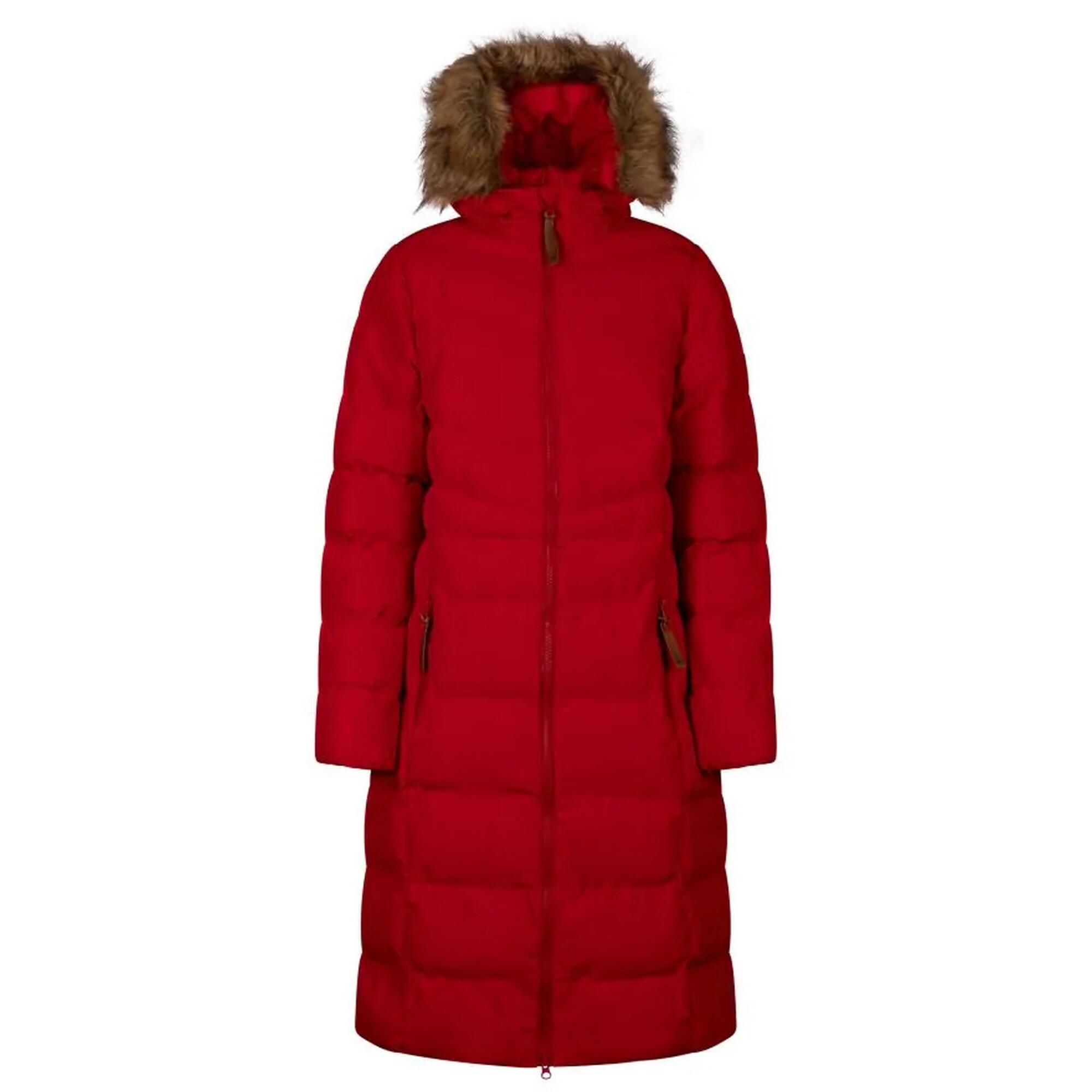 TRESPASS Mulheres/Ladies Audrey Casaco Padded Vermelho