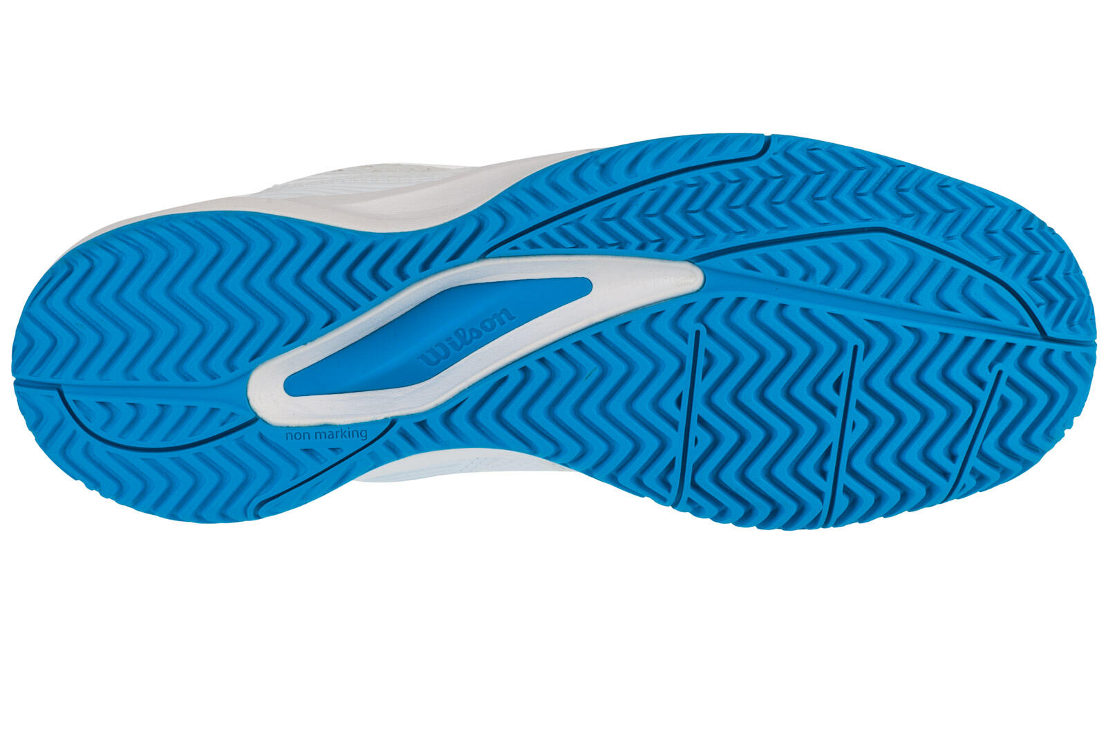 Chaussures de tennis Wilson Rush Pro Ace Oz blanc et bleu 4/4
