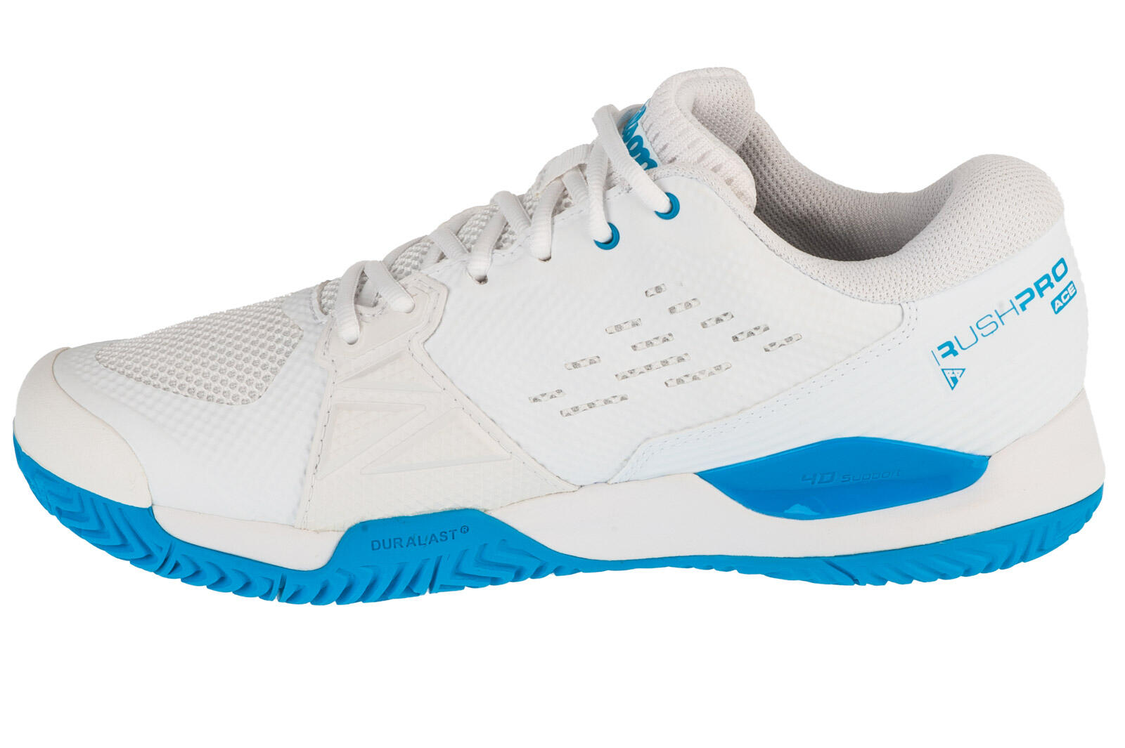 Chaussures de tennis Wilson Rush Pro Ace Oz blanc et bleu 2/4
