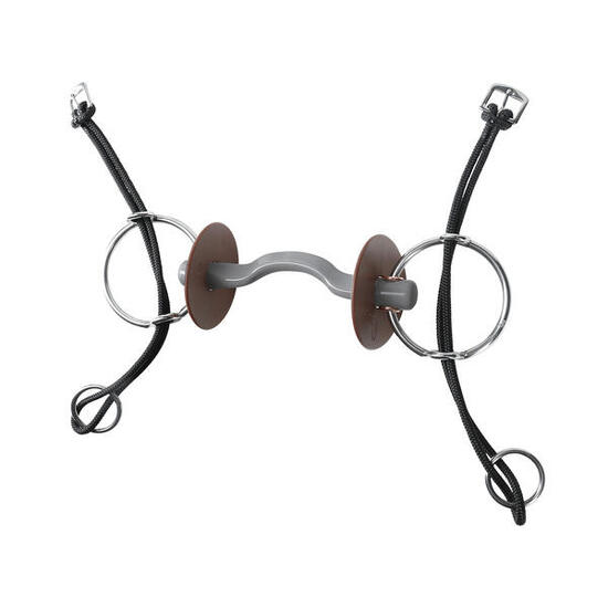Mors releveur pour cheval avec passage de langue, dur Beris Konnex