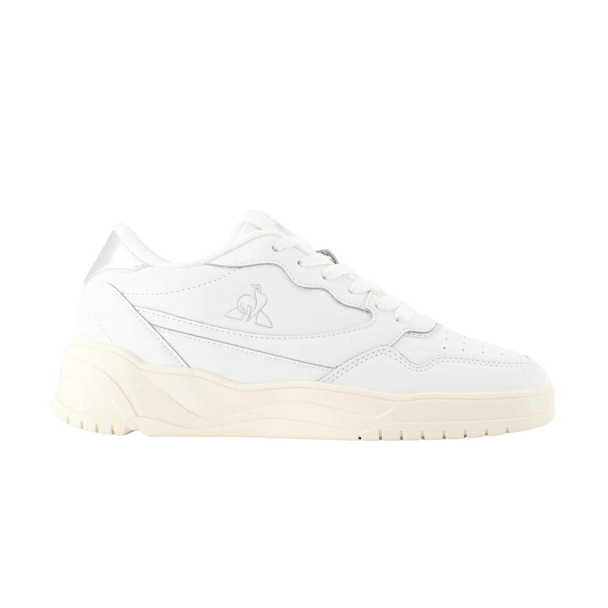 Le Coq Sportif - Baskets Femme Le Coq Sportif Lcs Alma - Baskets - Blanc|gris - 36 - Decathlon