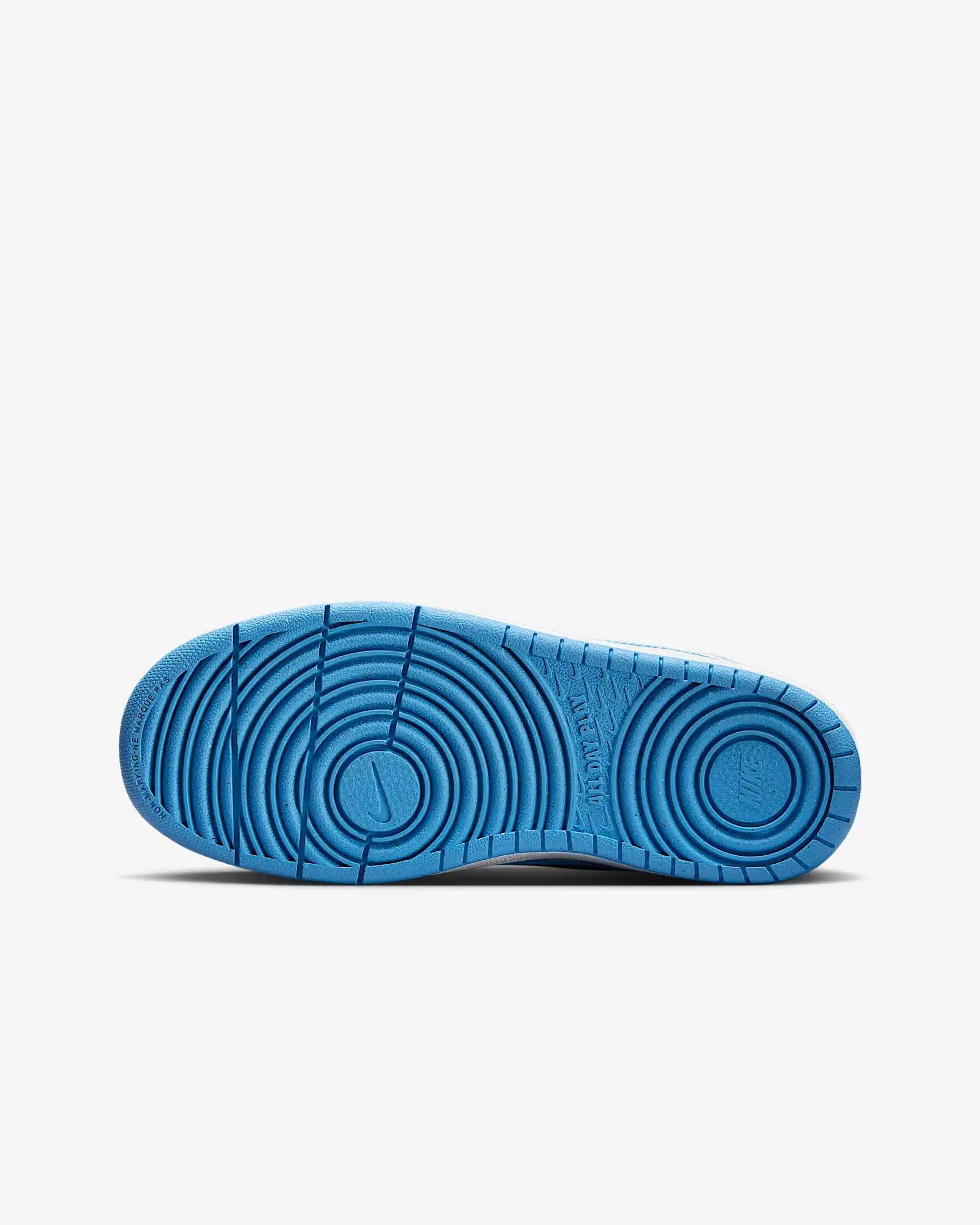 Scarpe ragazzo nike court borough mid 2 (gs) - blu/bianco 2/6