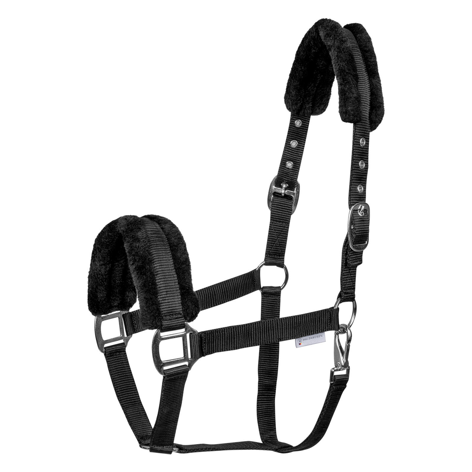 Waldhausen - Licol Pour Poney Avec Fourrure Waldhausen First - Licol - Noir - Ps - Decathlon