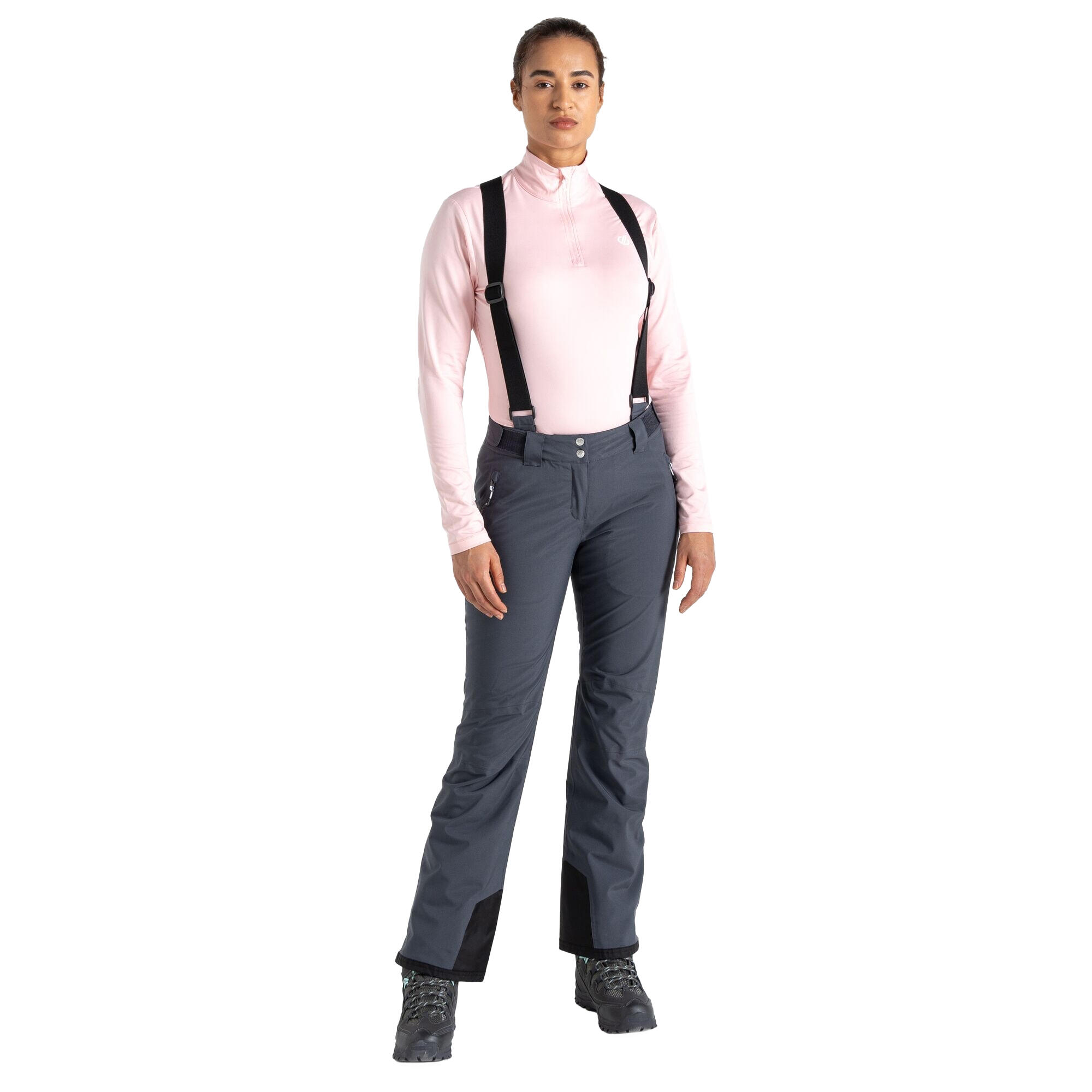 DARE 2B Womens/Ladies Diminish Insulated Ski Trousers (Ebony Grey)