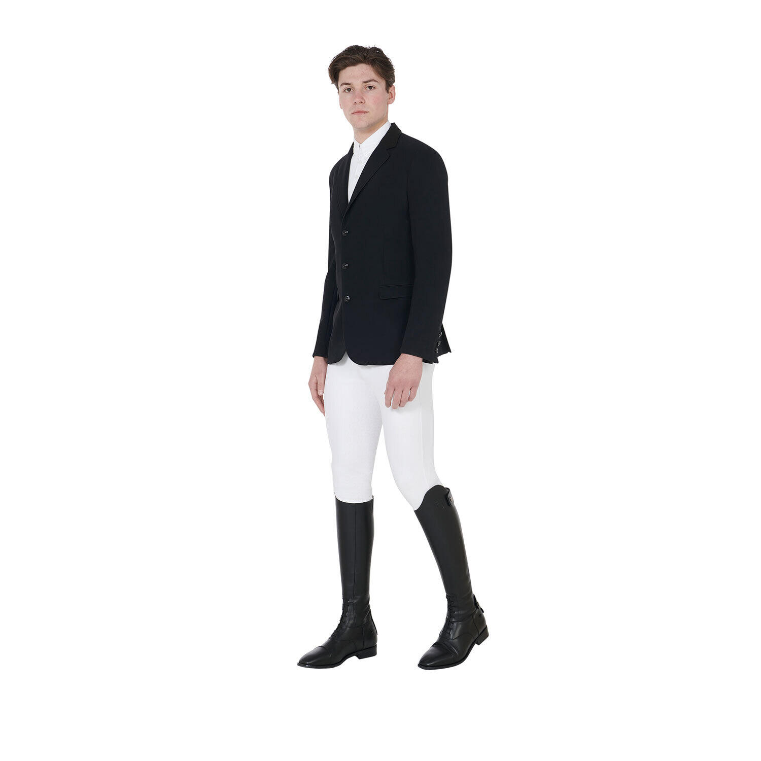 Veste de concours à trois boutons Equestro 6/7