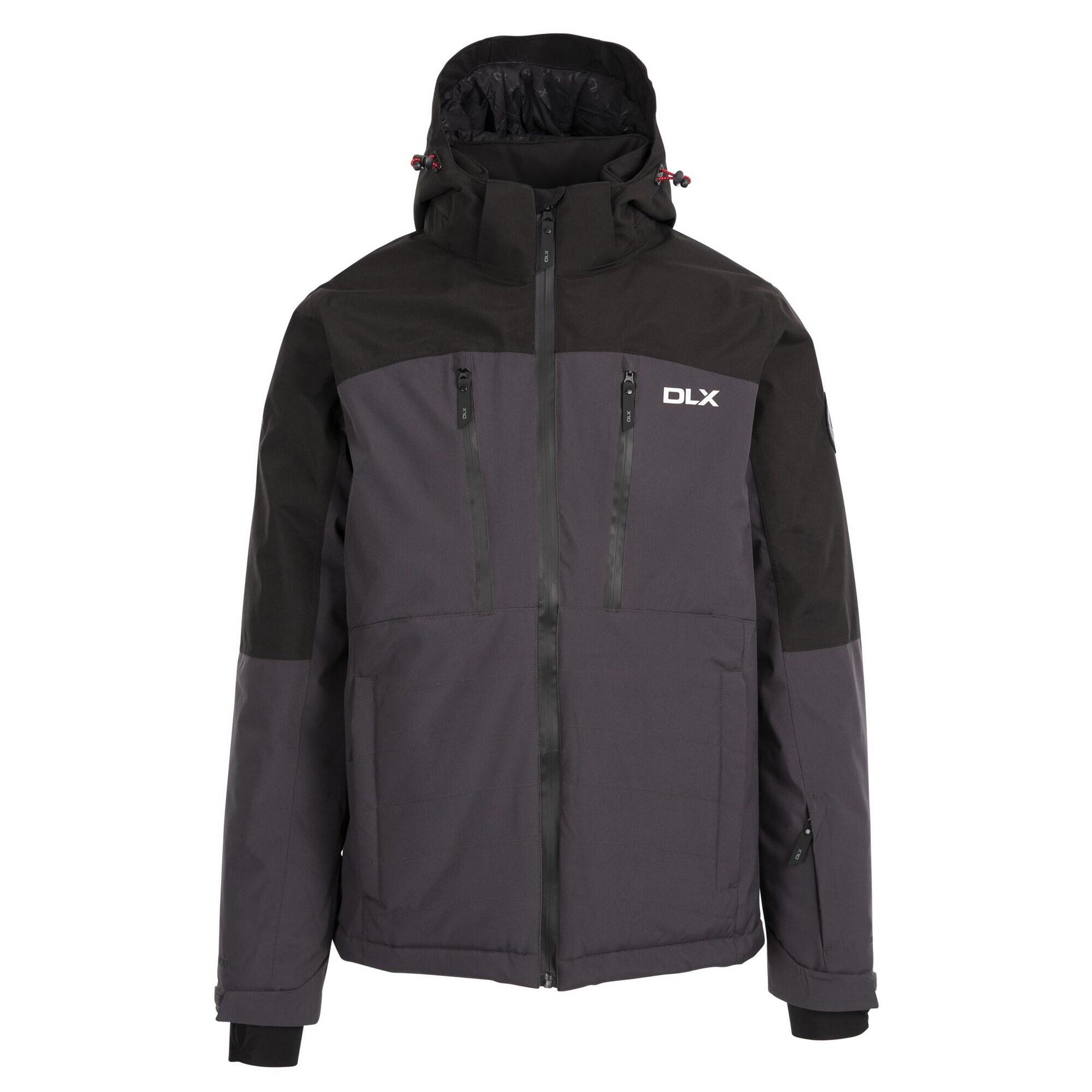 TRESPASS Mens Nixon DLX Ski Jacket (Dark Grey)