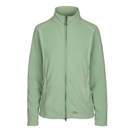 Veste polaire Trespass RENATO Femme noire col montant, micropolaire