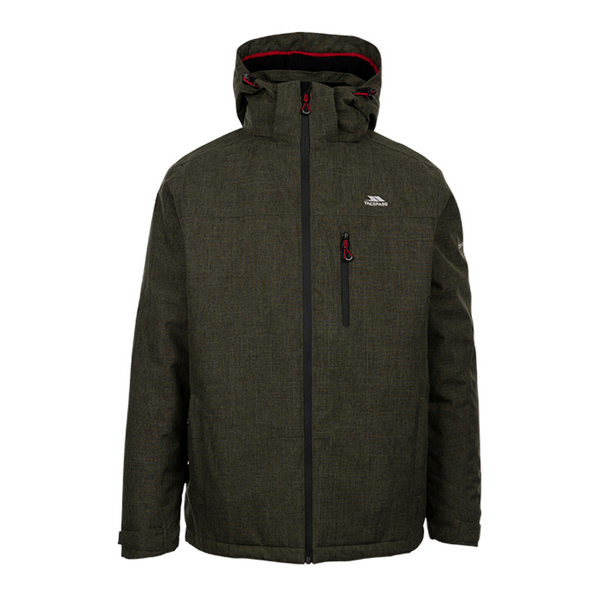 Trespass - Veste Imperméable Fyfinn Homme (vert Kaki Chiné) - Coupe-pluie - Vert - S - Decathlon