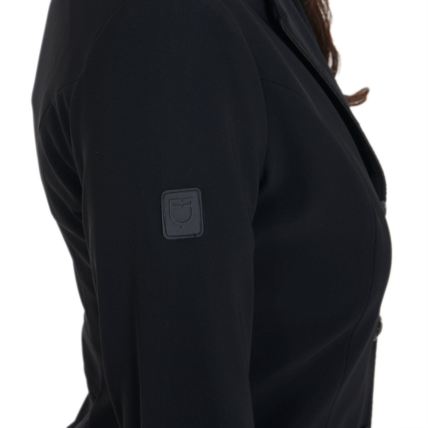 Veste de concours à trois boutons femme Equestro 6/7