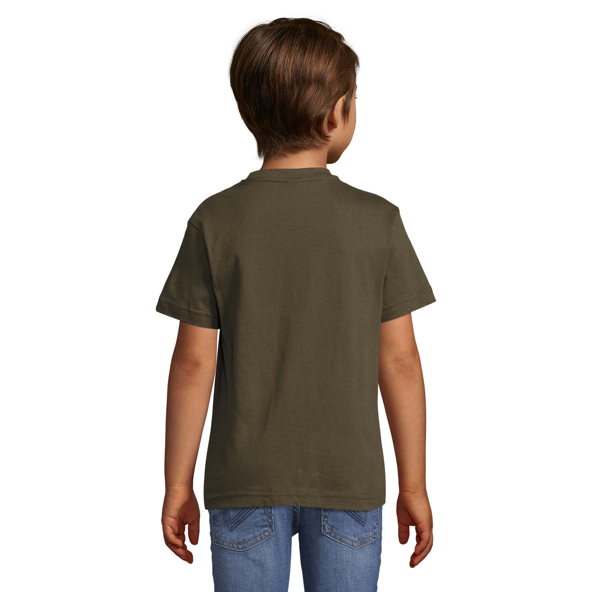 Camiseta Regent para Niños/Niñas Ejército 2/3