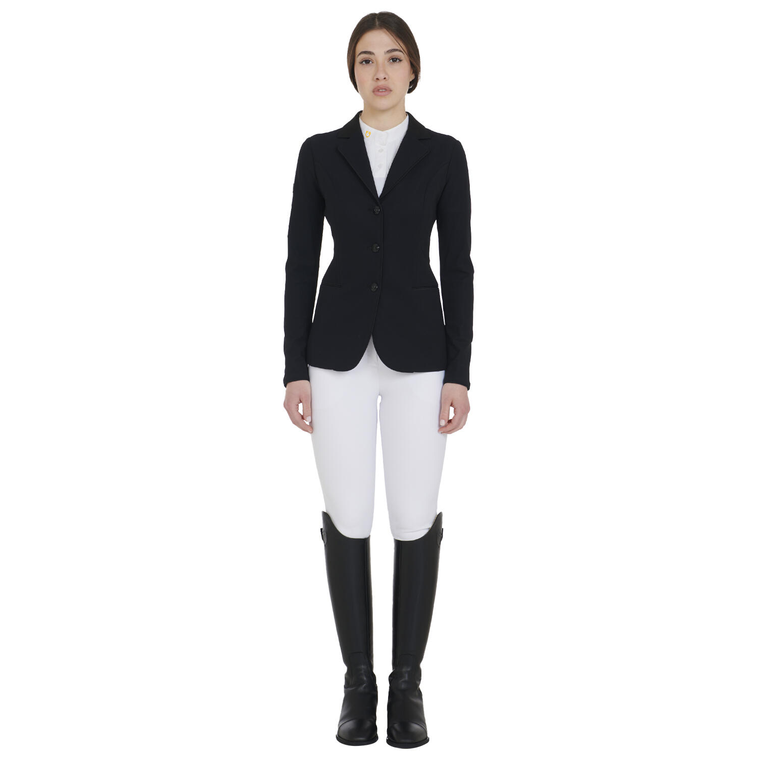 Veste de concours à trois boutons femme Equestro 2/7
