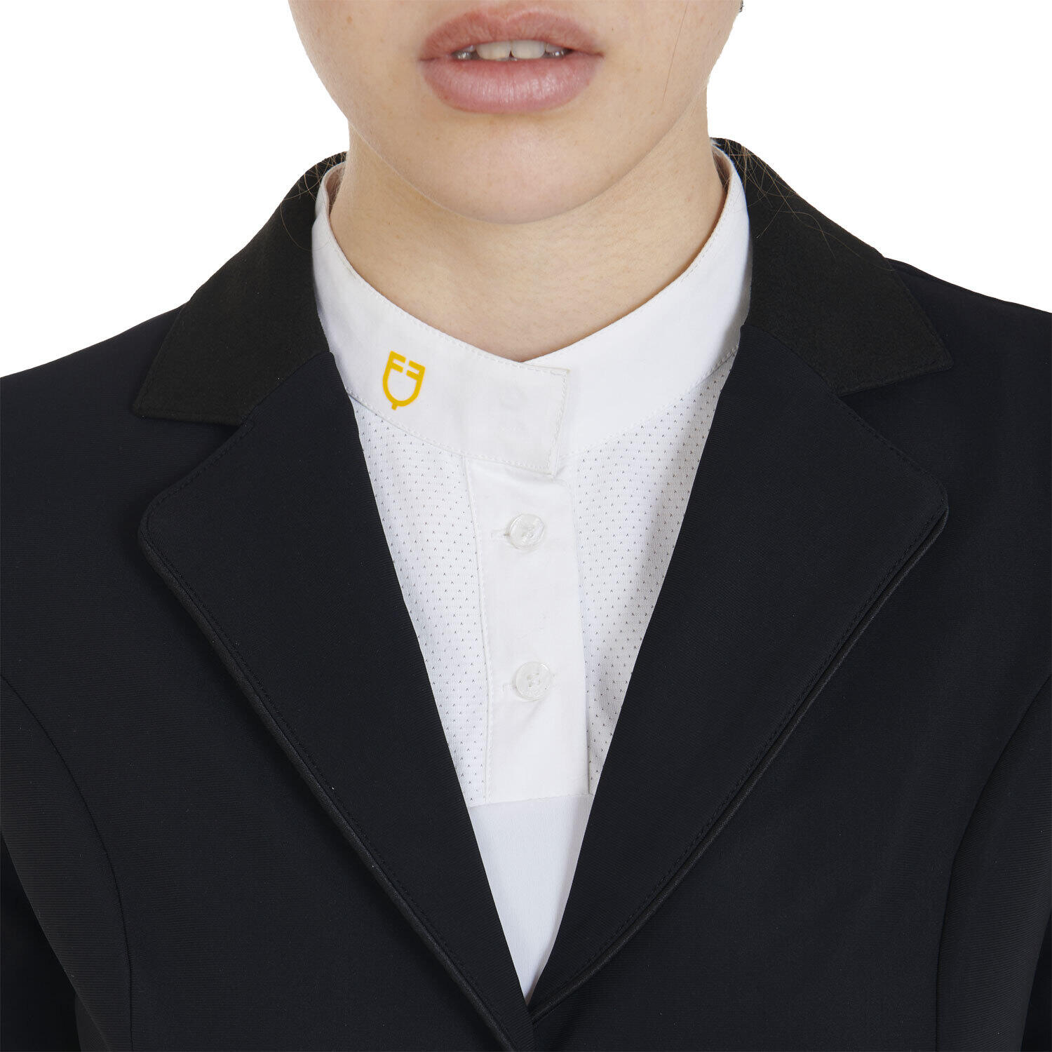 Veste de concours à trois boutons femme Equestro 5/7