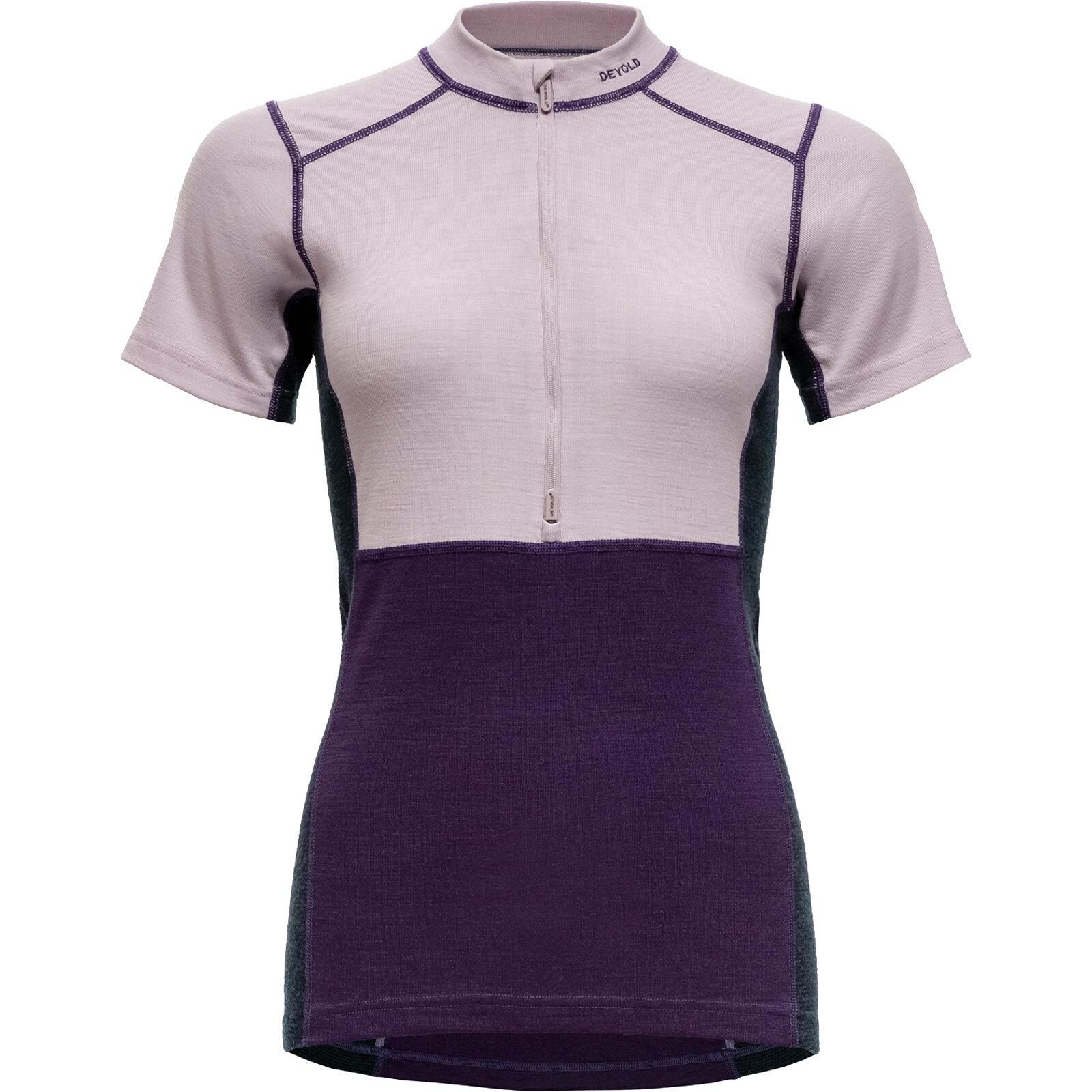DEVOLD Funktionsshirt Lauparen Merino 190 Zip Tee Wmn orchid-lilac-ink