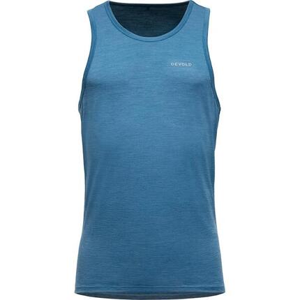 Trägershirt Running Merino 130 Singlet Man blue