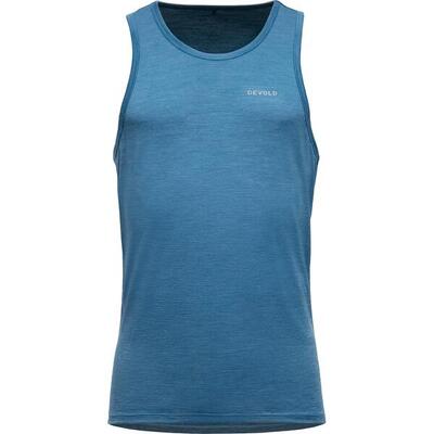 Trägershirt Running Merino 130 Singlet Man blue