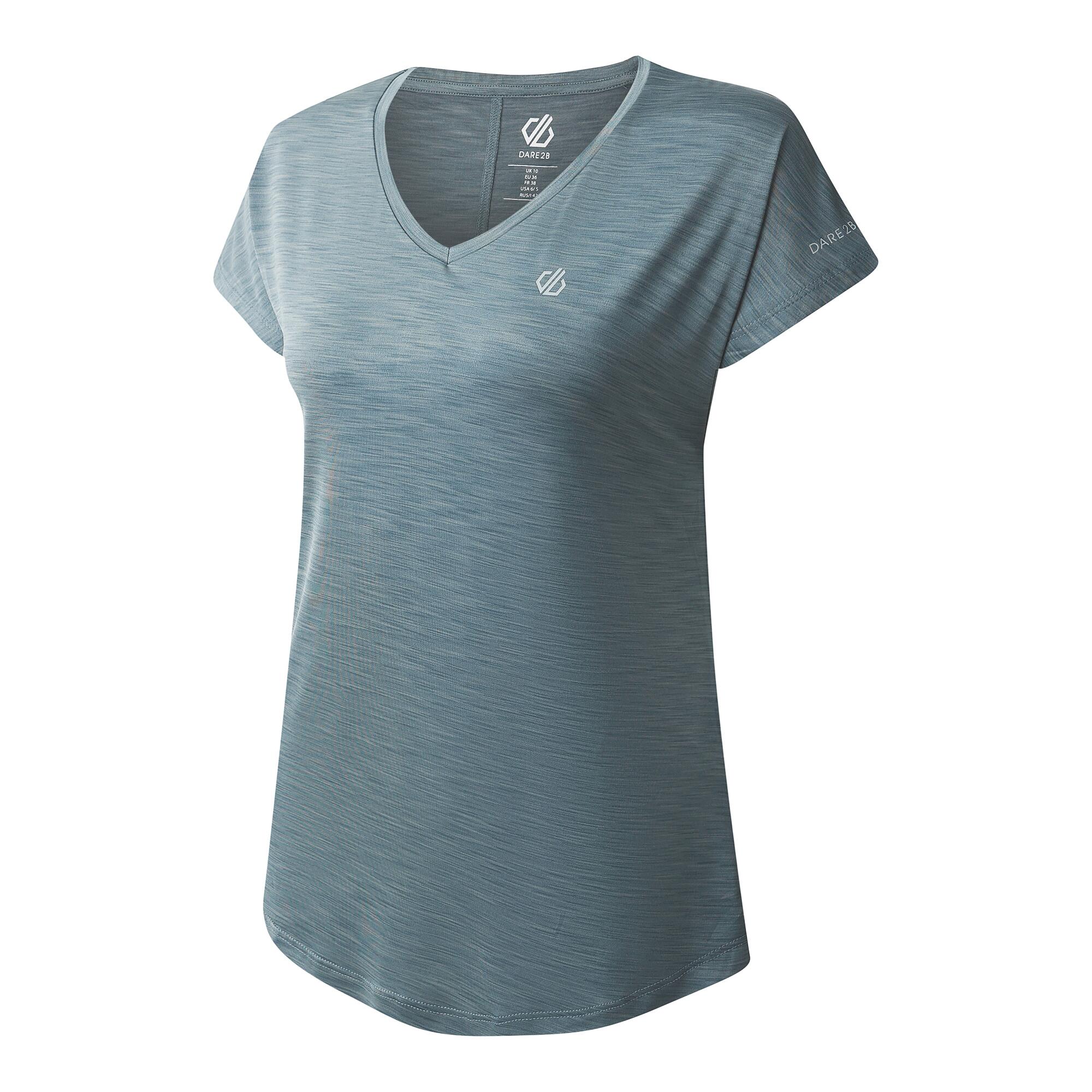 Dames Vigilant Actief TShirt (Element Grijs) 3/4