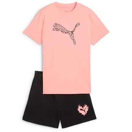 Ensemble T-Shirt Et Short Puma Flaming Love G Enfant