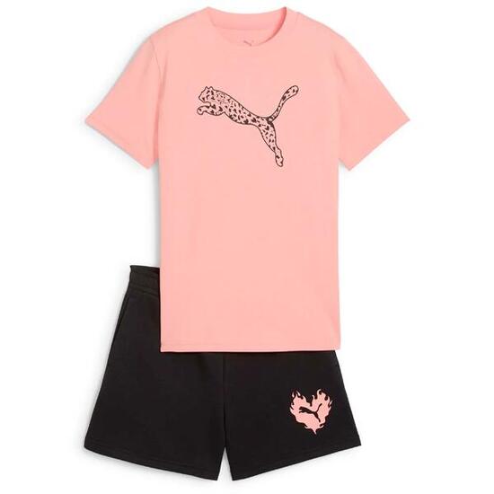 Ensemble T-Shirt Et Short Puma Flaming Love G Enfant