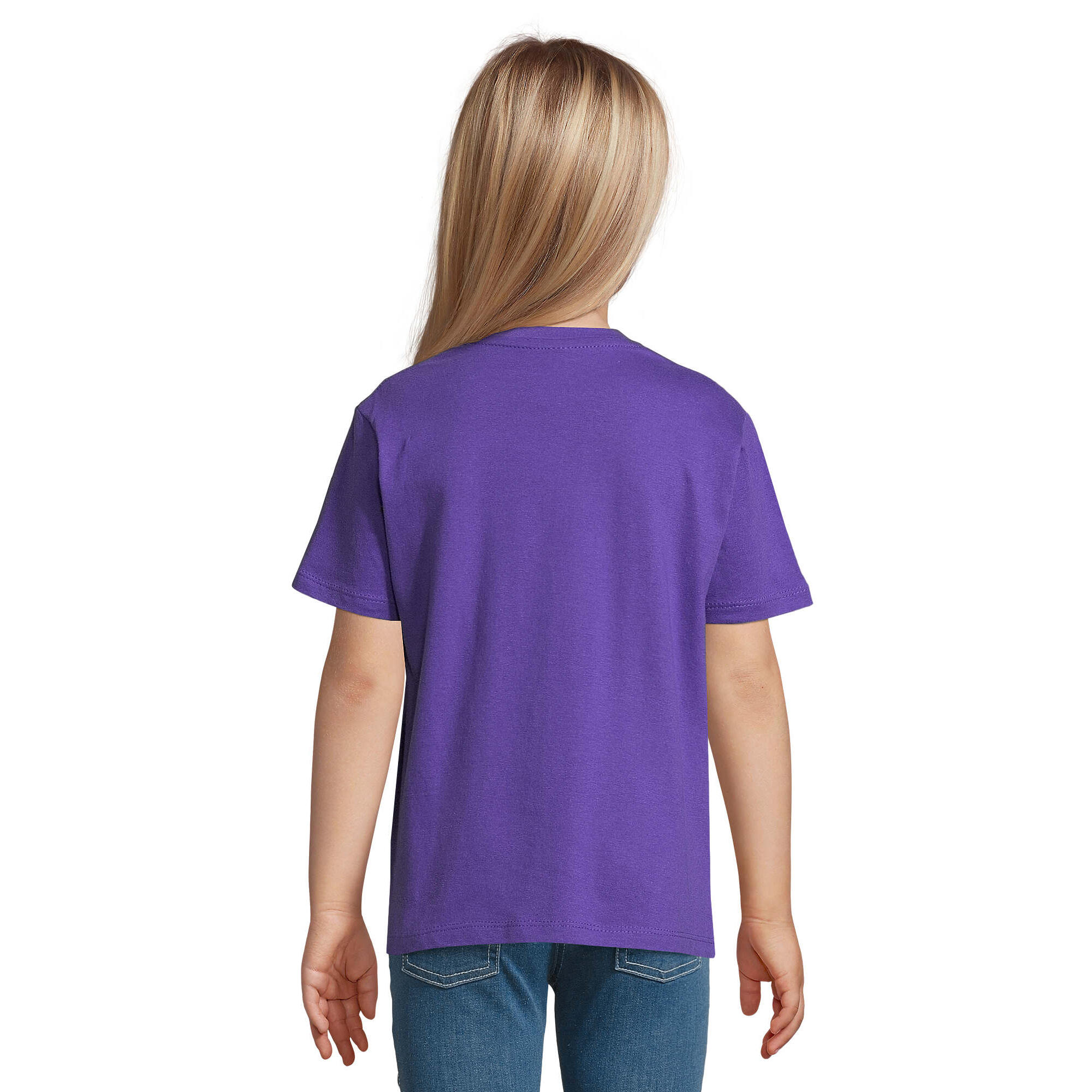 T-Shirt Regent para crianças e jovens (Púrpura Escura) 2/3