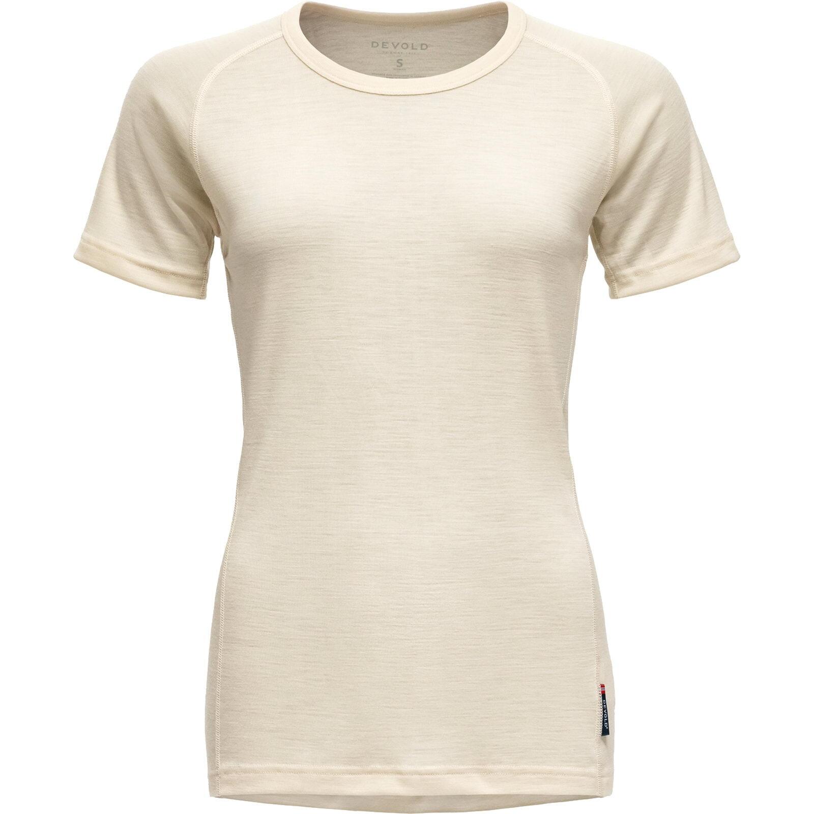 DEVOLD Funktionsshirt Lauparen Merino 190 Base Tee Wmn raw white