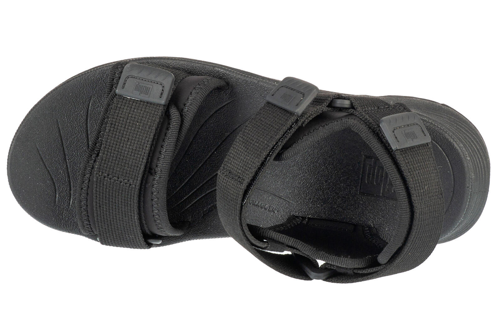 FITFLOP FitFlop Neo-D-Hyker (Xt) W/Resistant Adj. Outdoor Sandals  GEHEEL ZWART 3/7