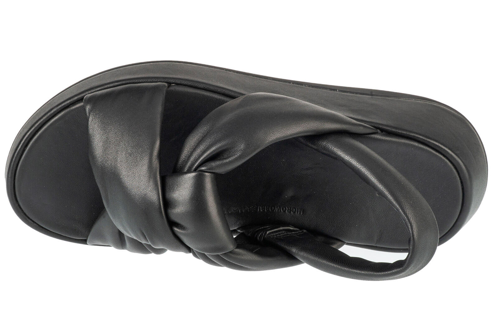Sandales FitFlop F-Mode Knot en Cuir Souple, Bride en B et Plateforme Plate 3/7
