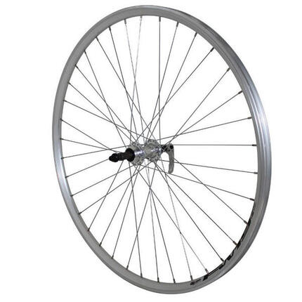 Roue de vélo VTC arrière aluminium double paroi Velox Er10 Rl 7-6V.