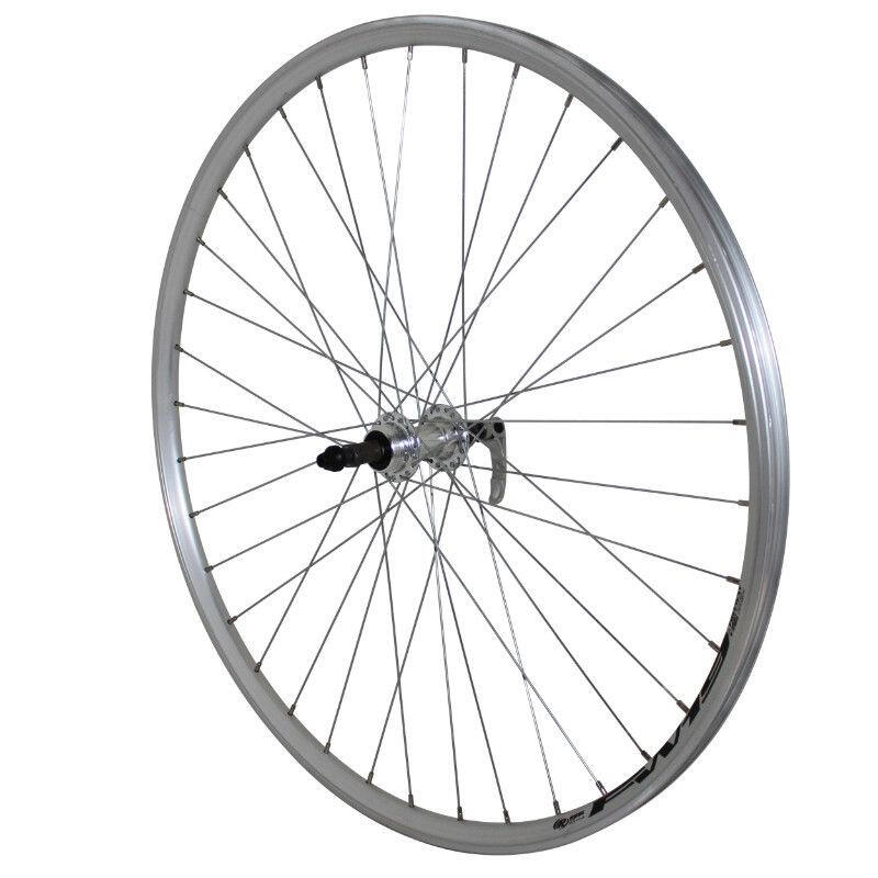 Velox - Roue De Vélo Vtc Arrière Aluminium Double Paroi Velox Er10 Rl 7-6v. - Roue - Gris - 700 Mm - Decathlon