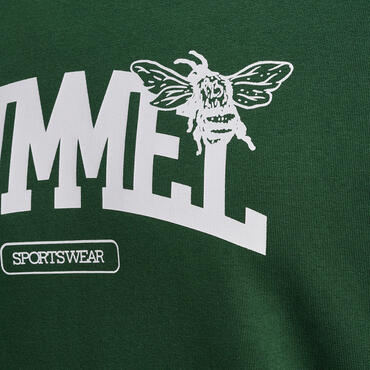 Felpa con scollo rotondo e vestibilità comoda Hummel University Bee 4/4