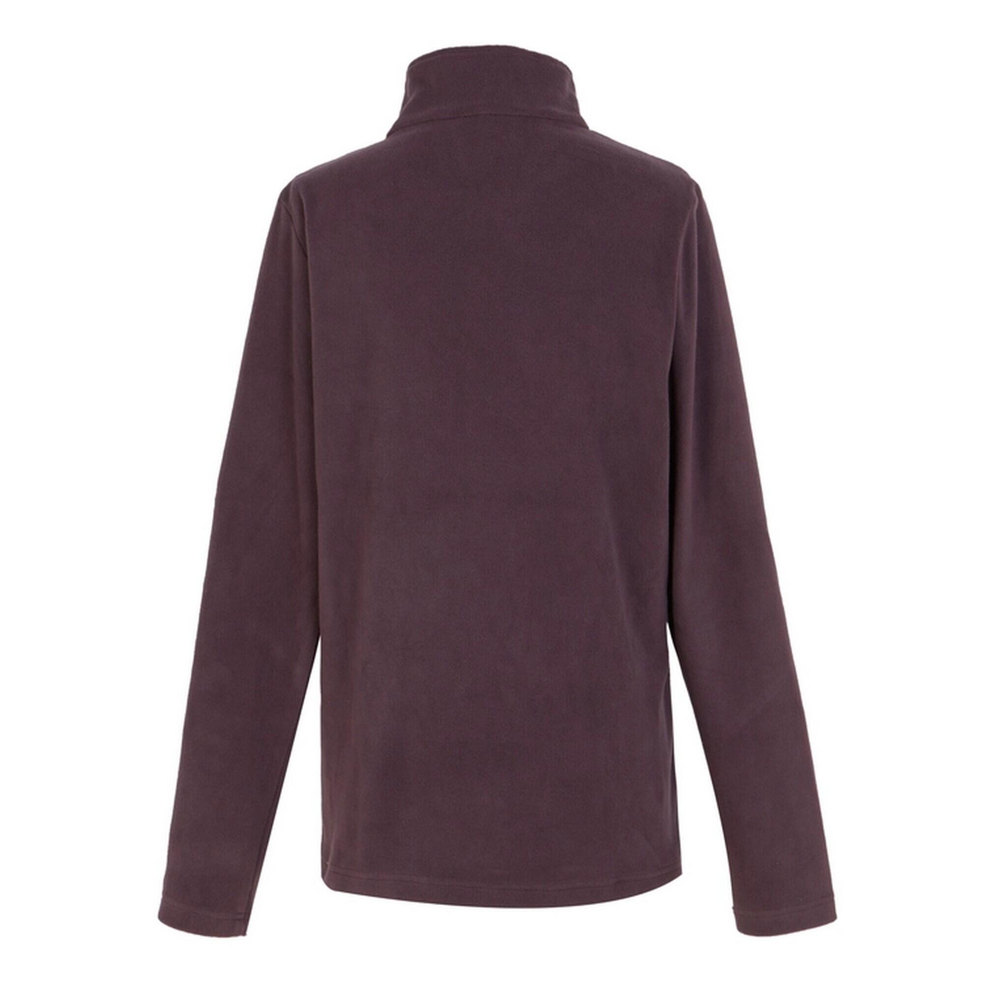 Great Outdoors Womens/Ladies Sweetheart 1/4 Zip Fleece Top (Deep Plum) 2/5