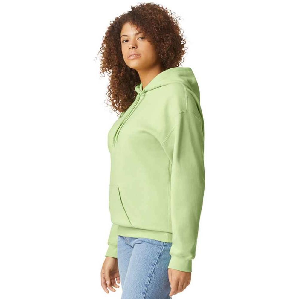 Felpa Con Cappuccio Uomo Gildan Softstyle Pistacchio 3/3