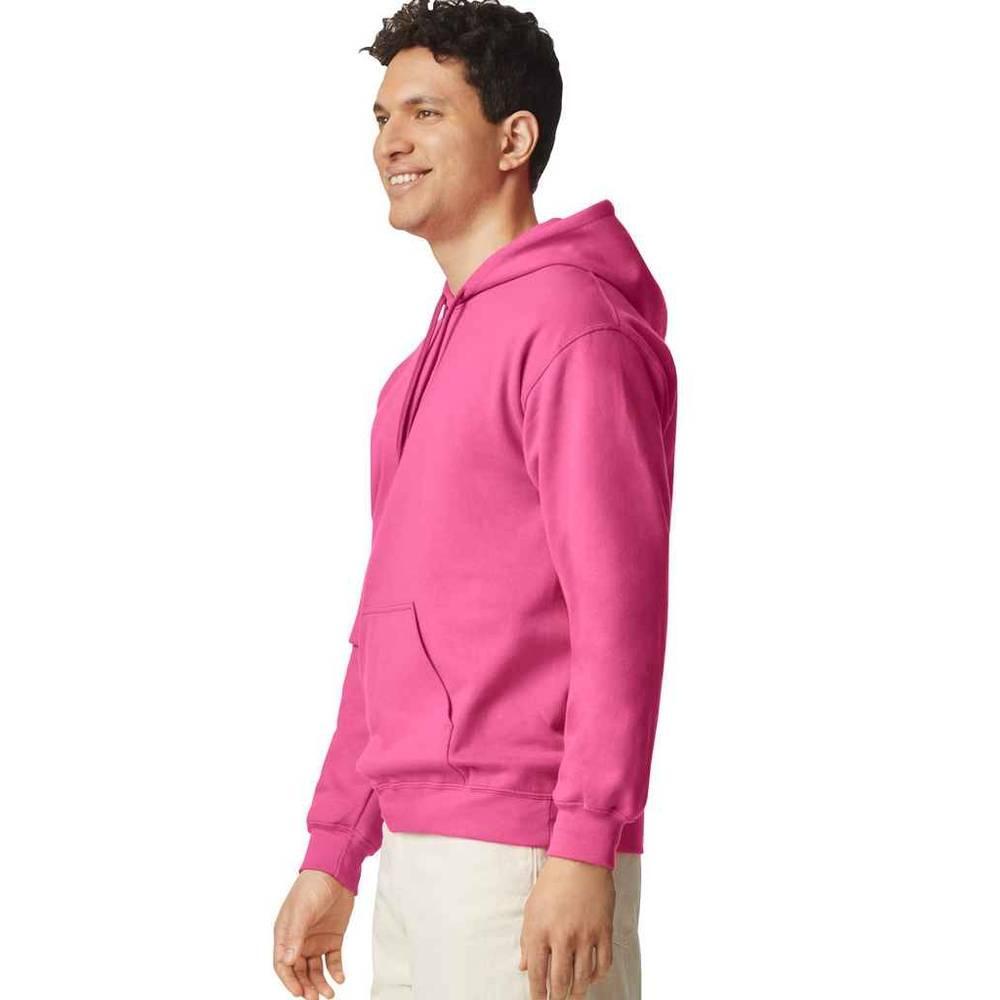 Felpa Con Cappuccio Uomo Gildan Softstyle Prugna 3/3