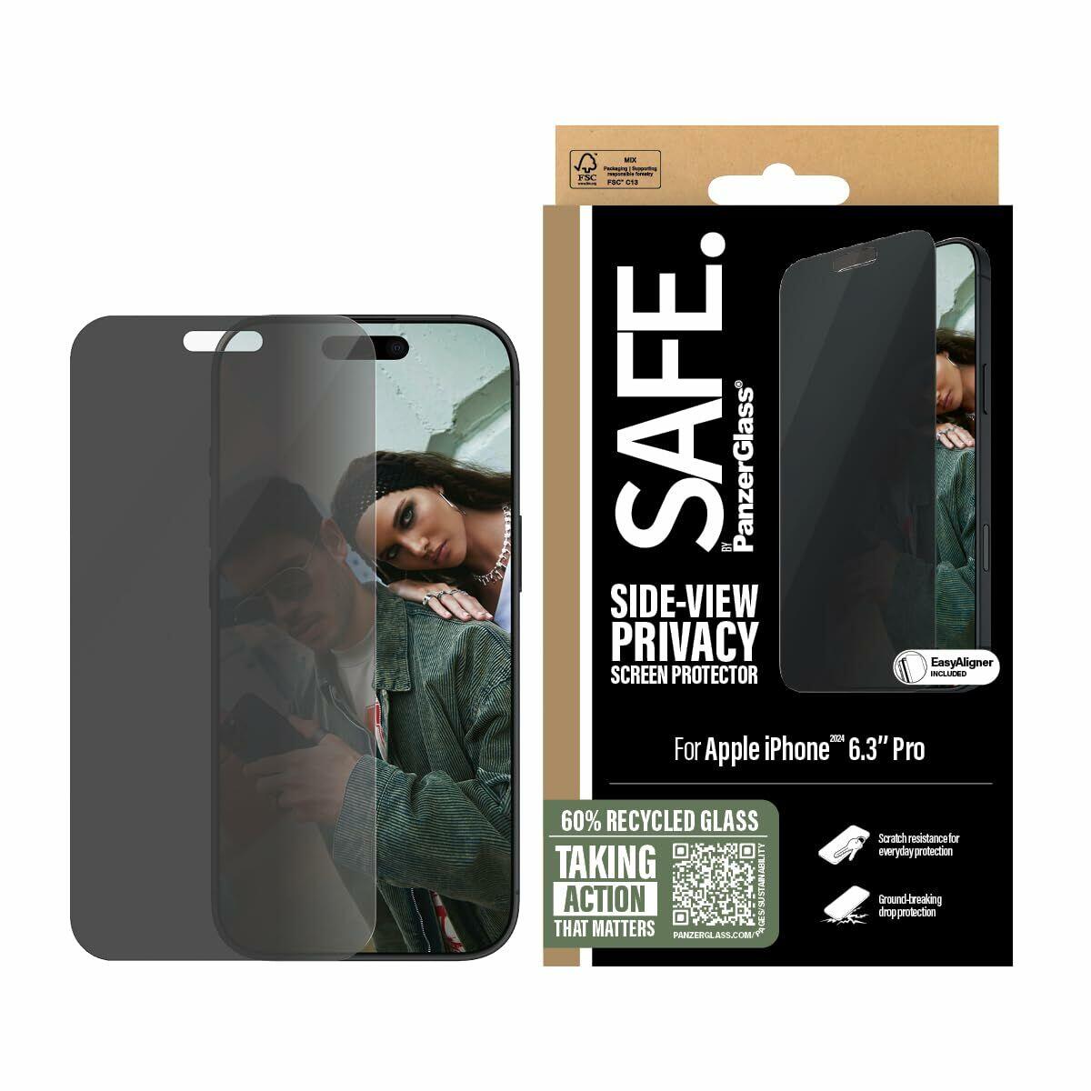 Protetor de ecrã para o telemóvel PanzerGlass iPhone 16 Pro iPhone 16 Pro