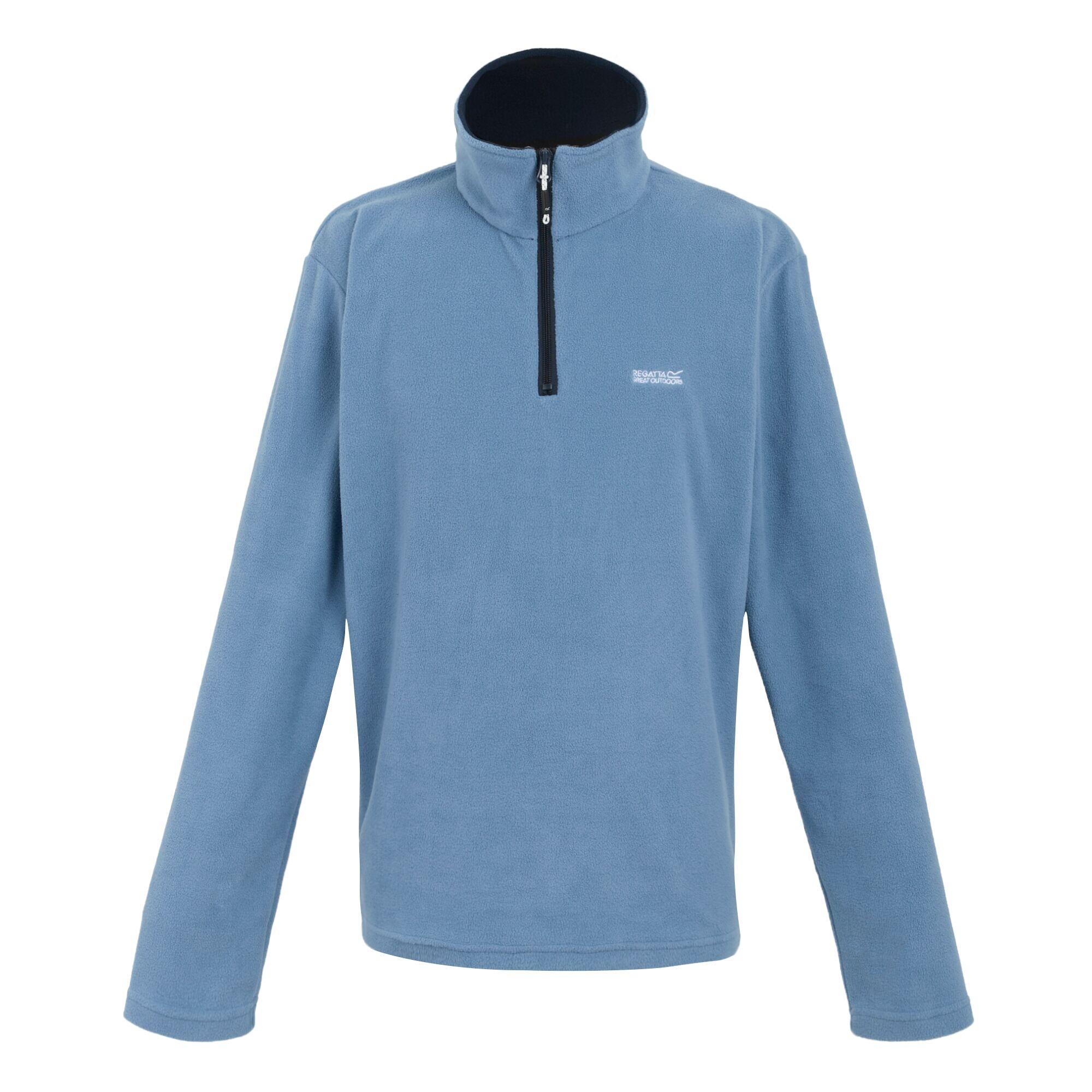 REGATTA Great Outdoors Mens Thompson Half Zip Fleece Top (Coronet Blue)