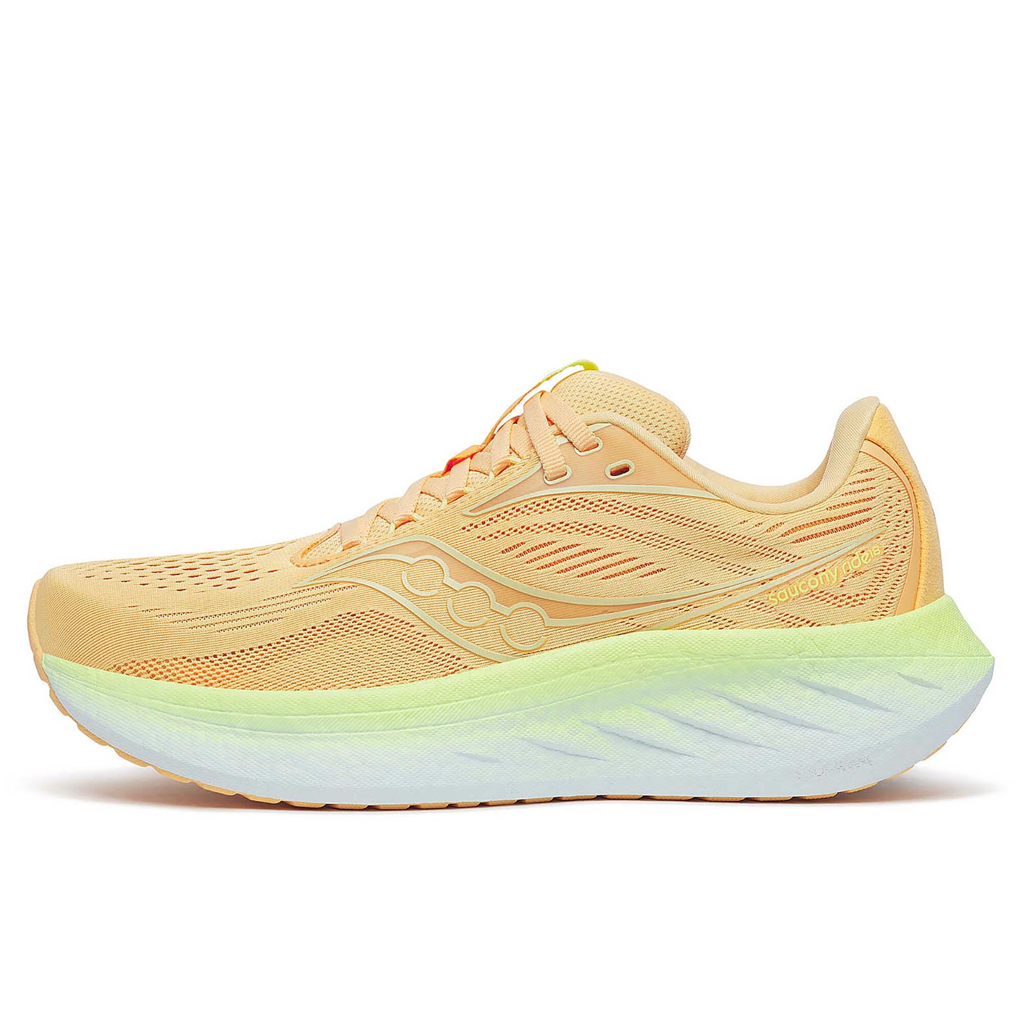 Saucony - Chaussures De Course Saucony Ride 18 Femme - Chaussures De Sport - Orange - 38 - Decathlon