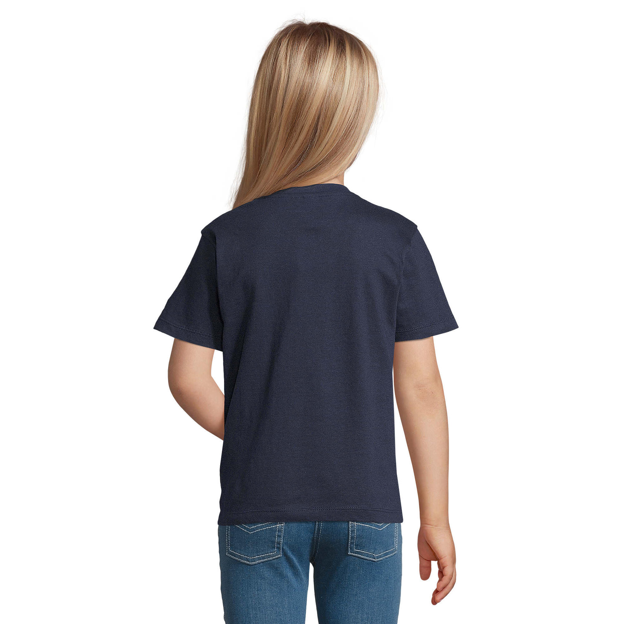 Maglietta Bambini SOLS Regent Blu Scuro 2/3