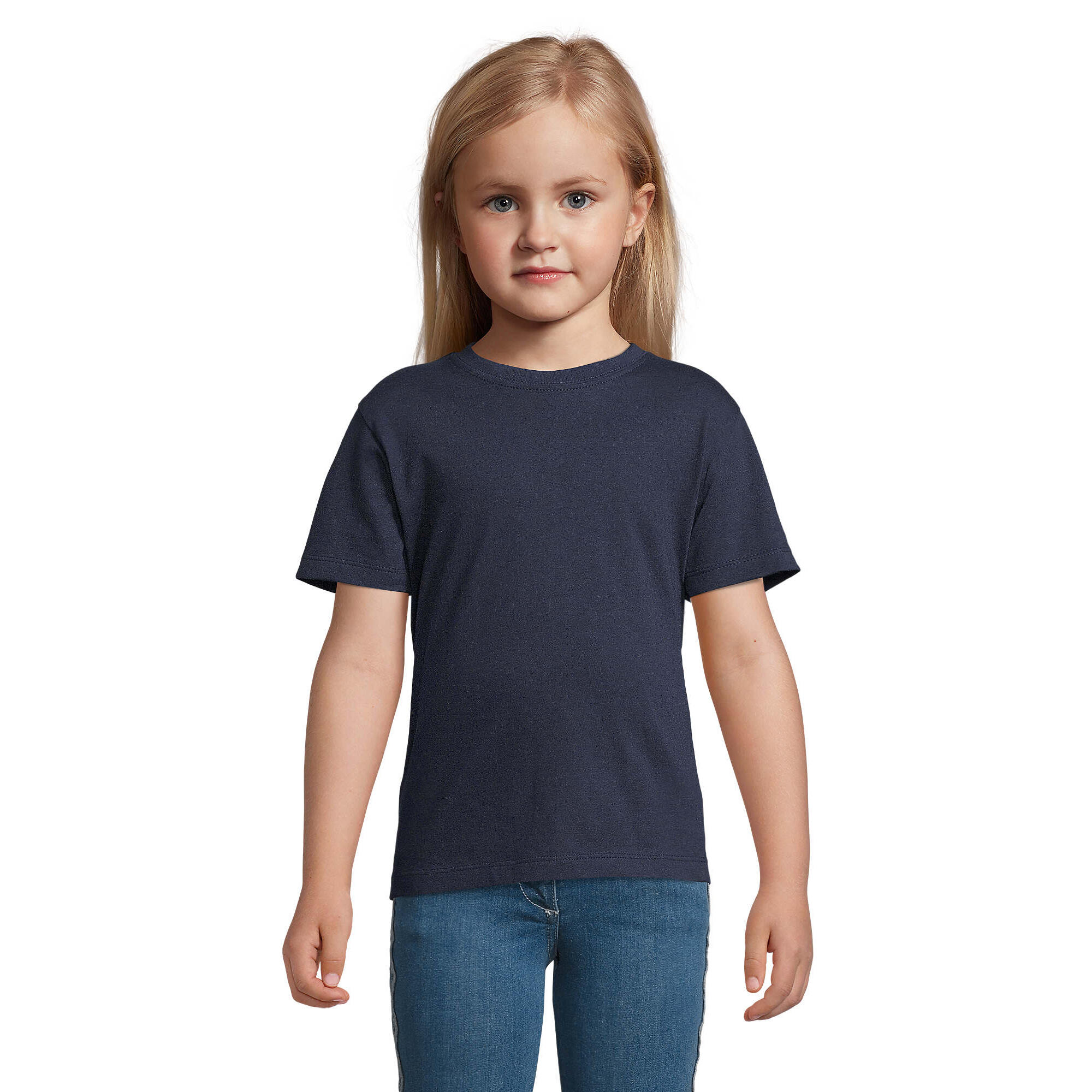 Sol's - Tshirt Regent Enfant (bleu Marine Français) - T-shirt Manches Courtes - Bleu - 4 À 6 Ans - Decathlon
