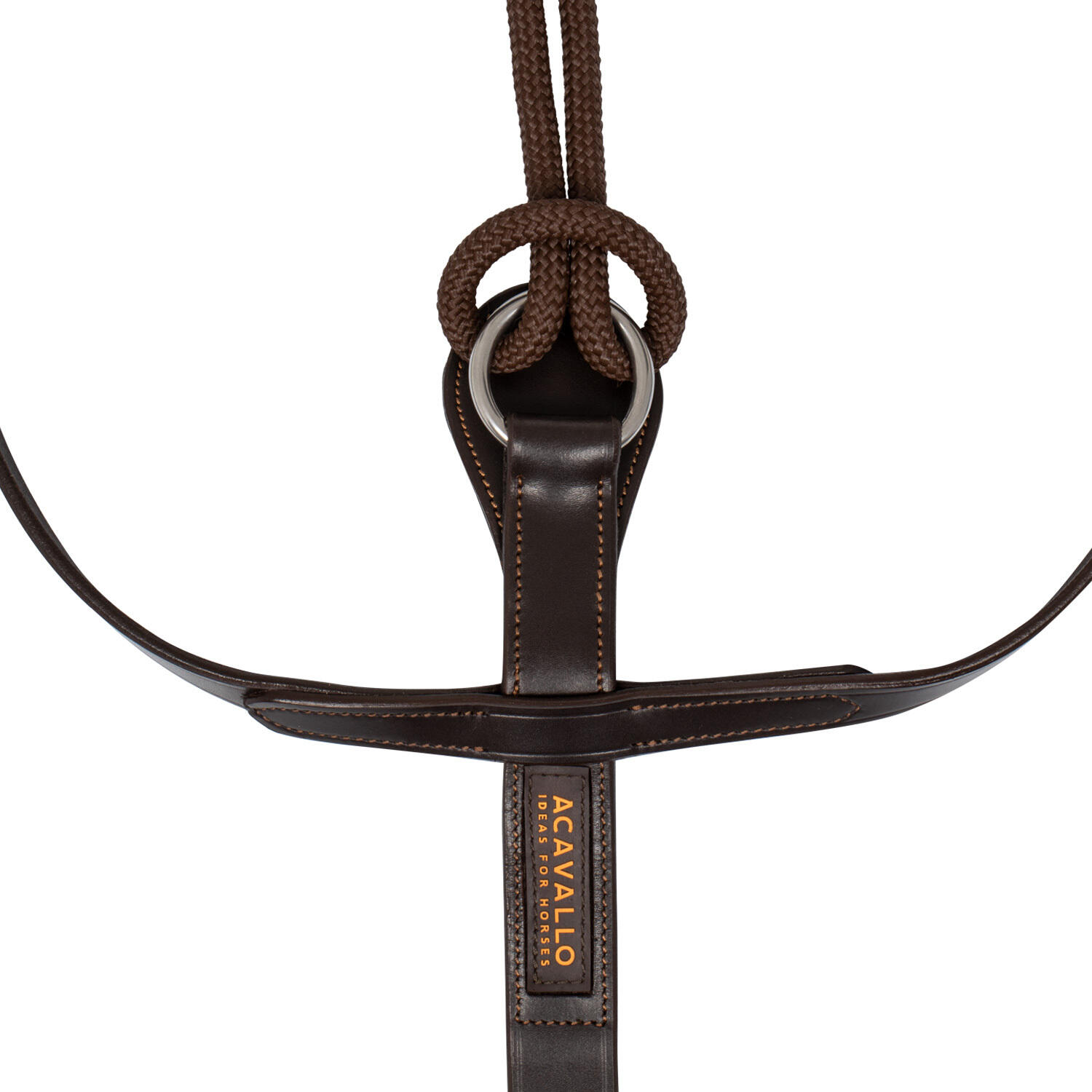 Gogue pour cheval en cuir et nylon Acavallo Italian Dori 2/7