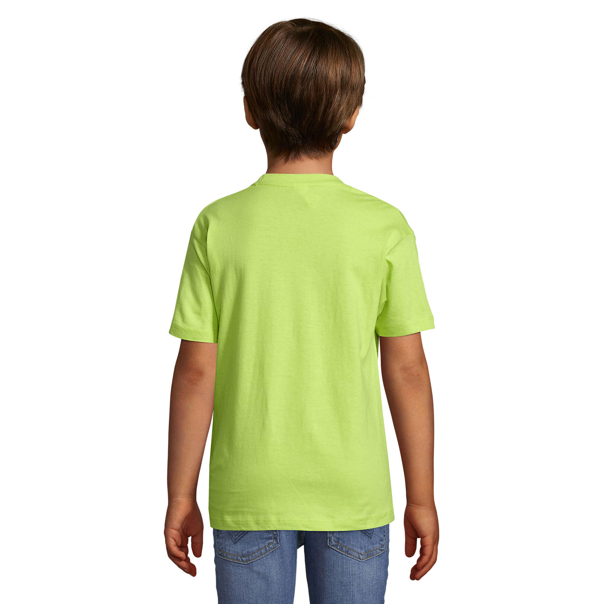 Camiseta Regent para Niños/Niñas Verde Manzana 2/3
