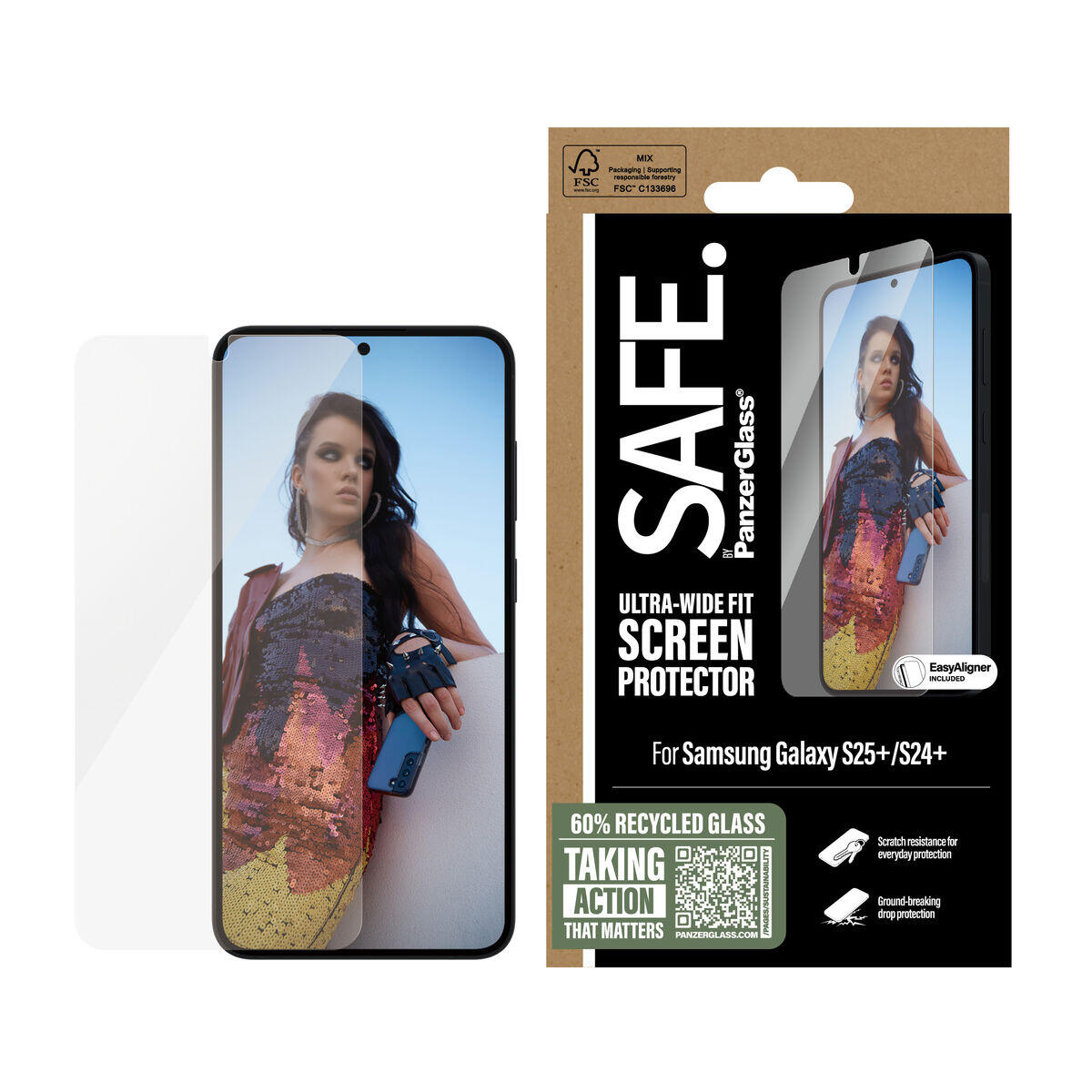 Protettore Schermo per Cellulare PanzerGlass Samsung S25+-S24+ 1/2