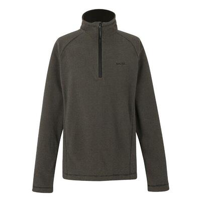 Great outdoors heren montes fleece sweater met trechter nek (boom/zwart)